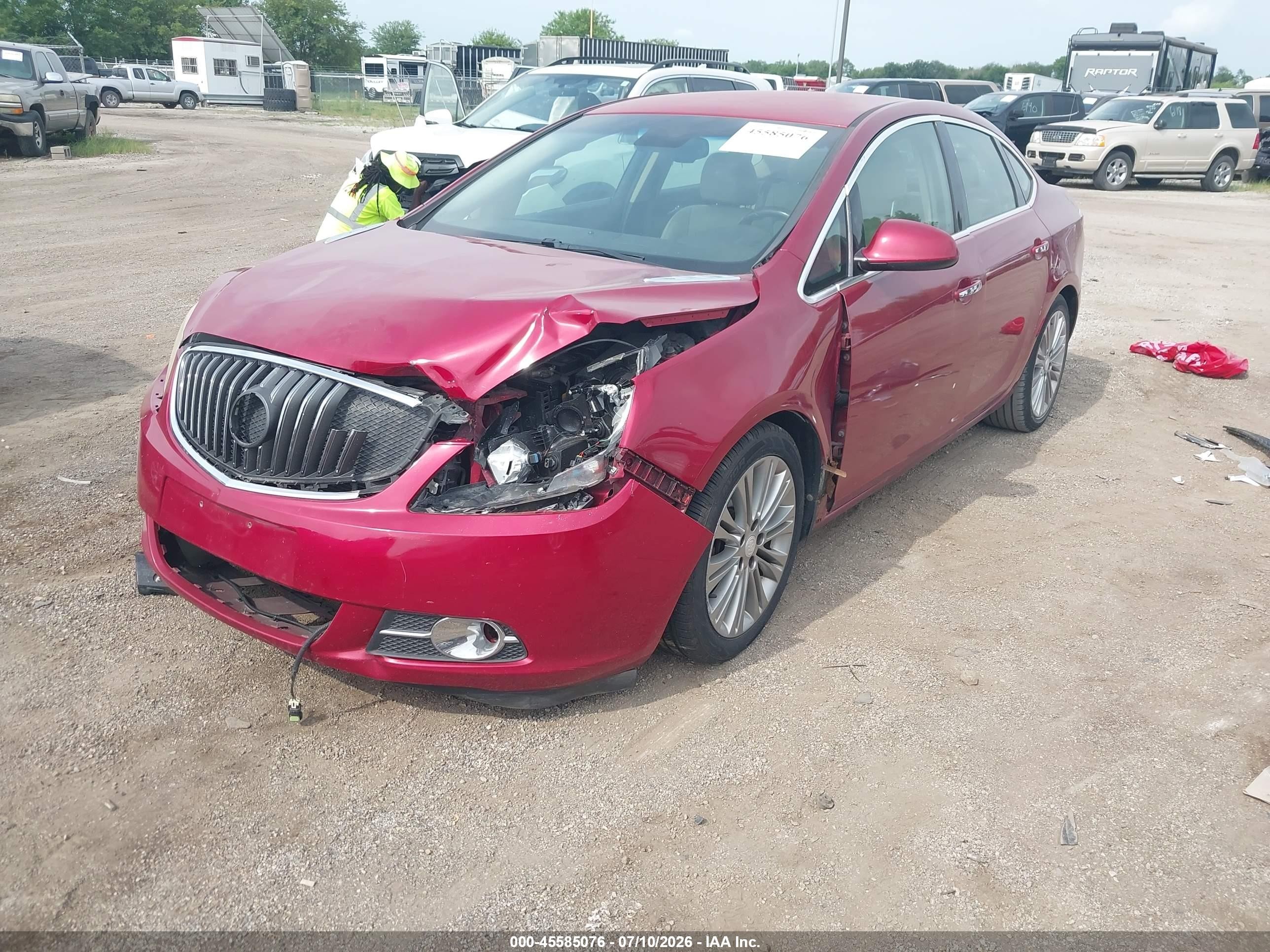 2012 Buick Verano Leather Group Red vin: 1G4PS5SK0C4142300