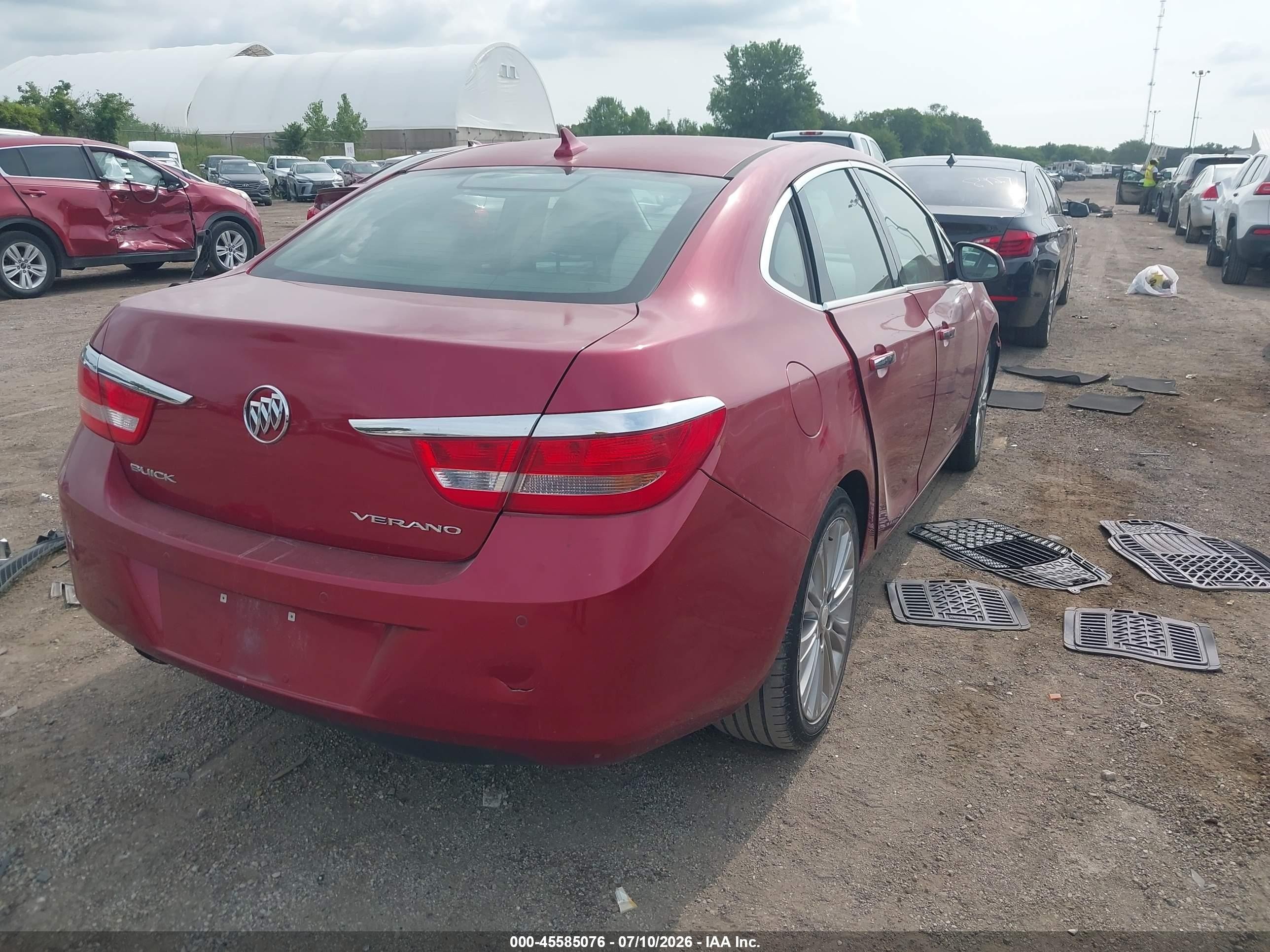 2012 Buick Verano Leather Group Red vin: 1G4PS5SK0C4142300