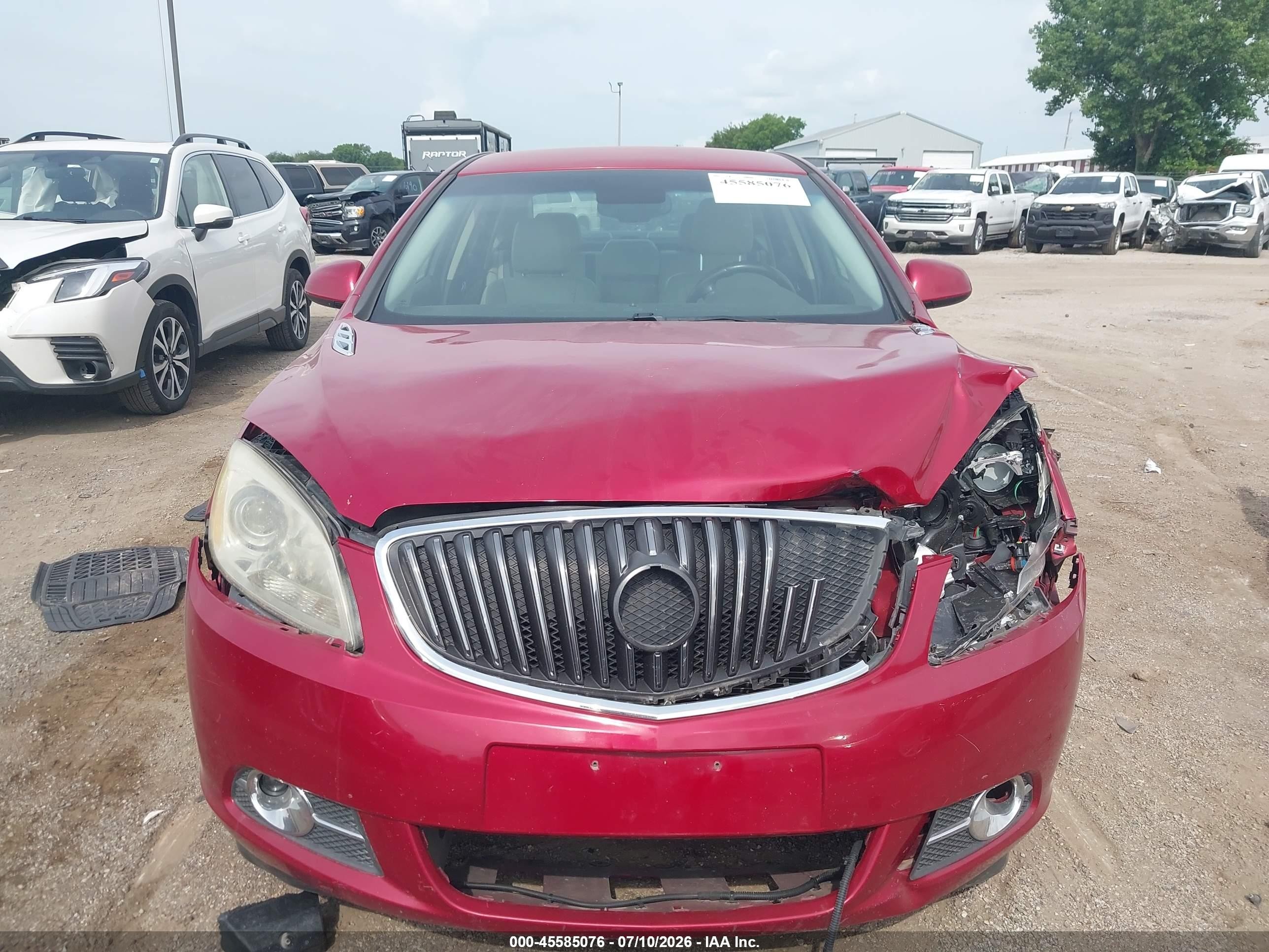 2012 Buick Verano Leather Group Red vin: 1G4PS5SK0C4142300