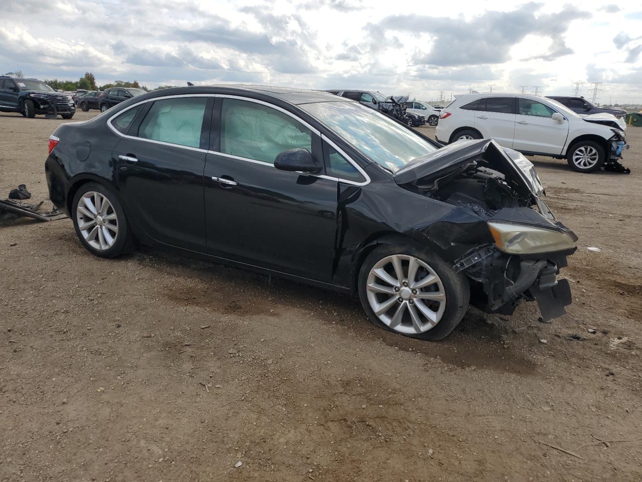 2012 Buick Verano Black vin: 1G4PS5SK0C4159985