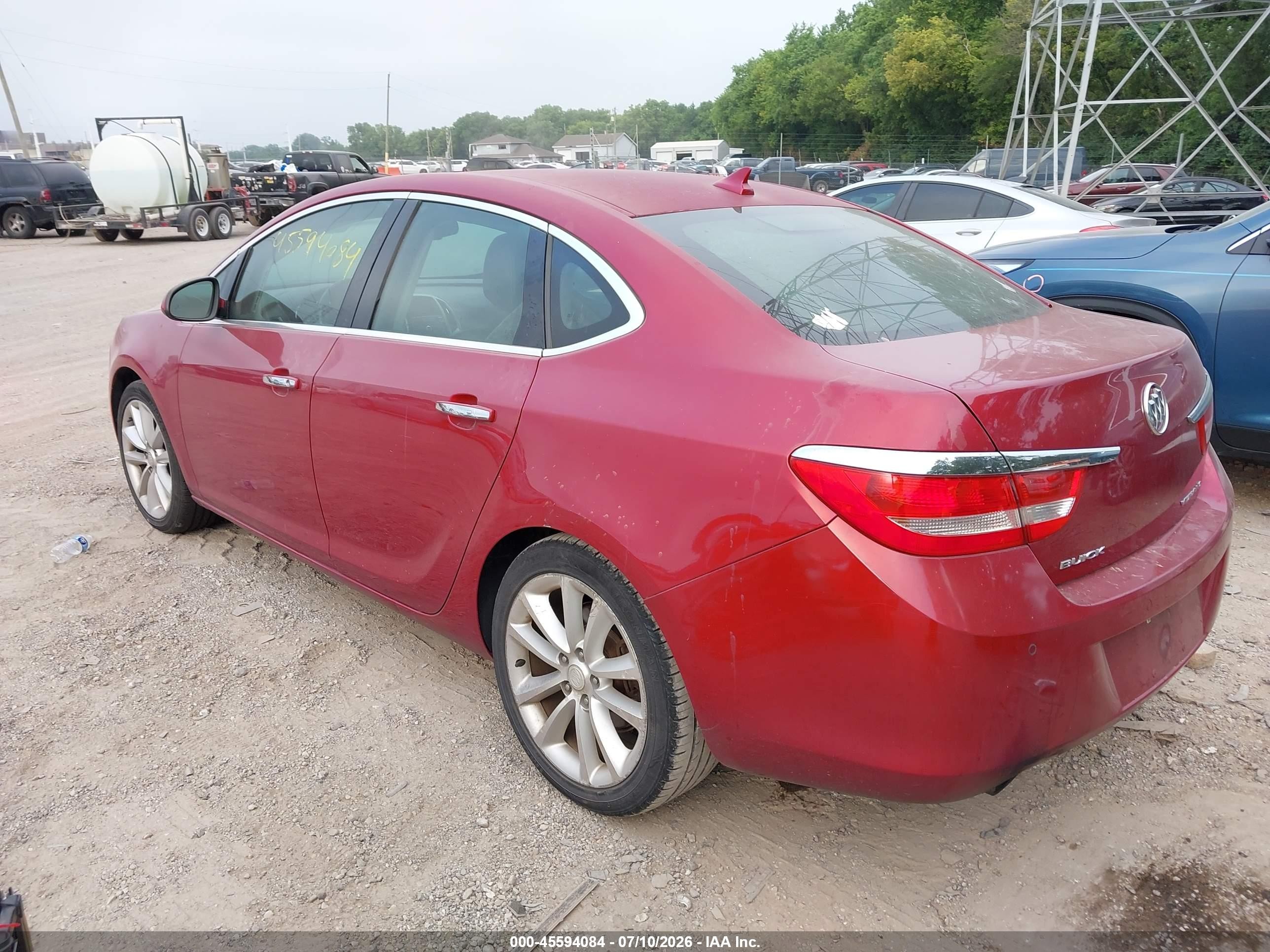 2013 Buick Verano Leather Group Red vin: 1G4PS5SK0D4156733