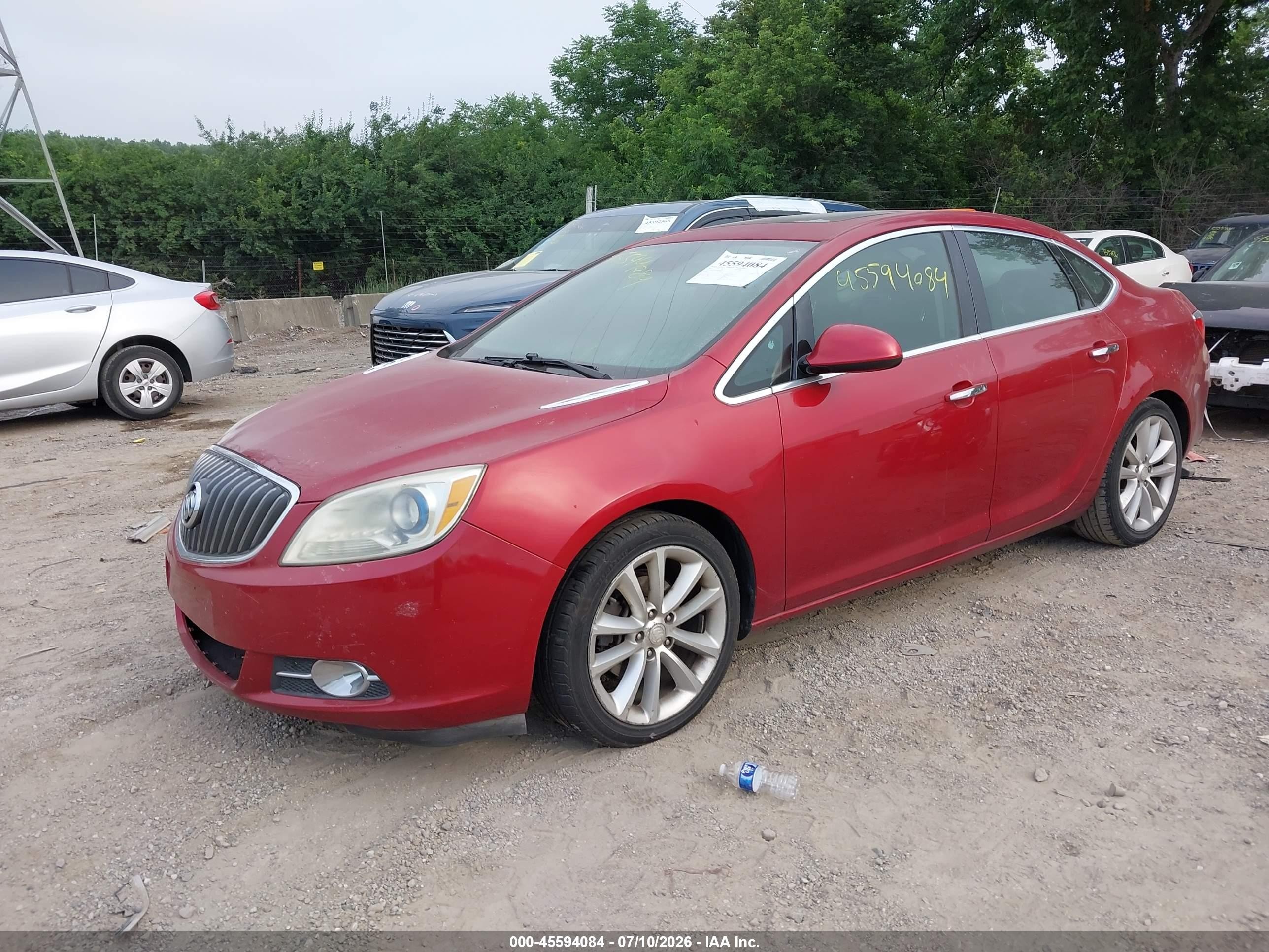 2013 Buick Verano Leather Group Red vin: 1G4PS5SK0D4156733