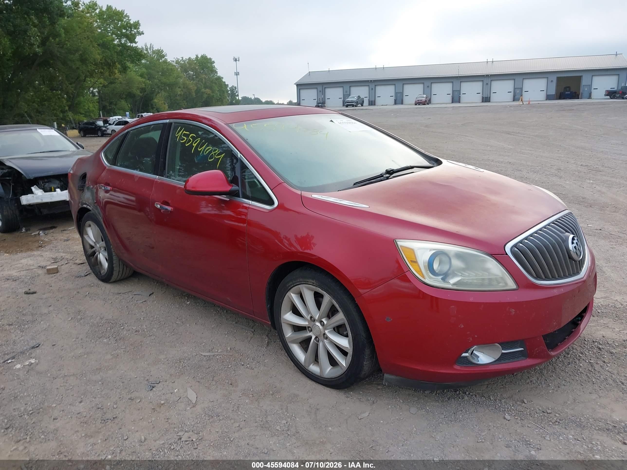 2013 Buick Verano Leather Group Red vin: 1G4PS5SK0D4156733
