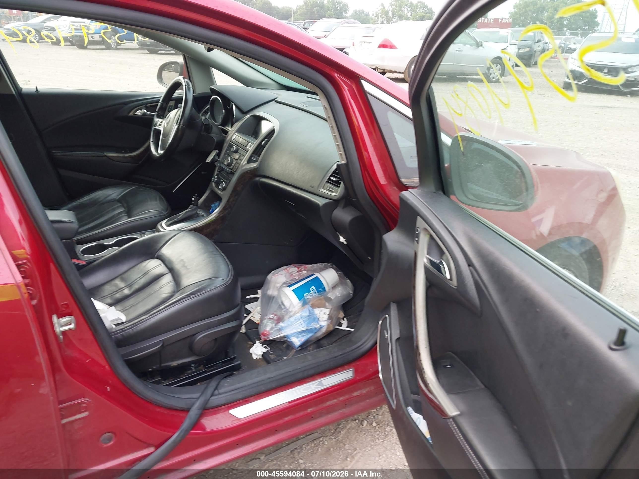 2013 Buick Verano Leather Group Red vin: 1G4PS5SK0D4156733