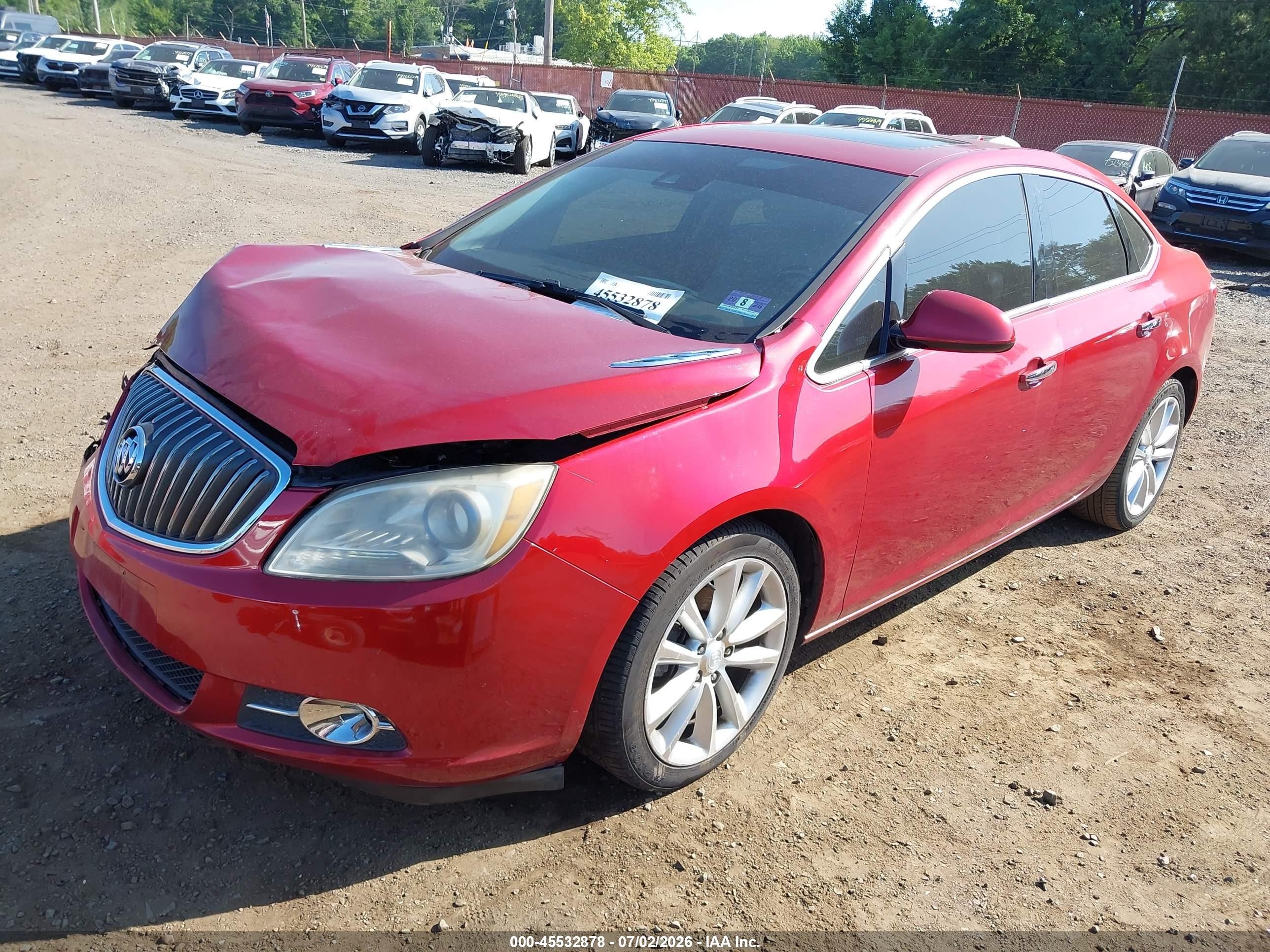 2014 Buick Verano Leather Group Red vin: 1G4PS5SK0E4147189