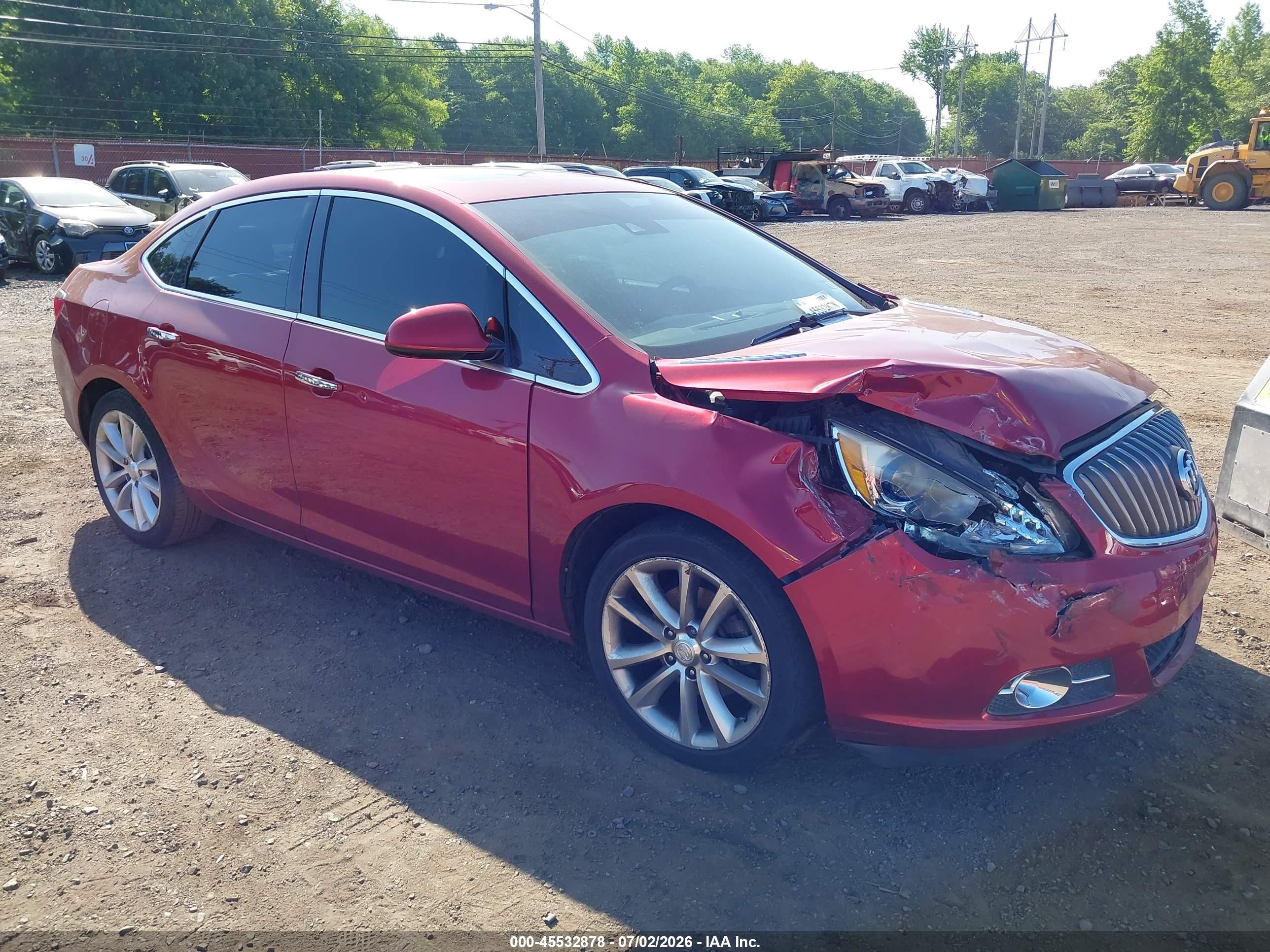 2014 Buick Verano Leather Group Red vin: 1G4PS5SK0E4147189