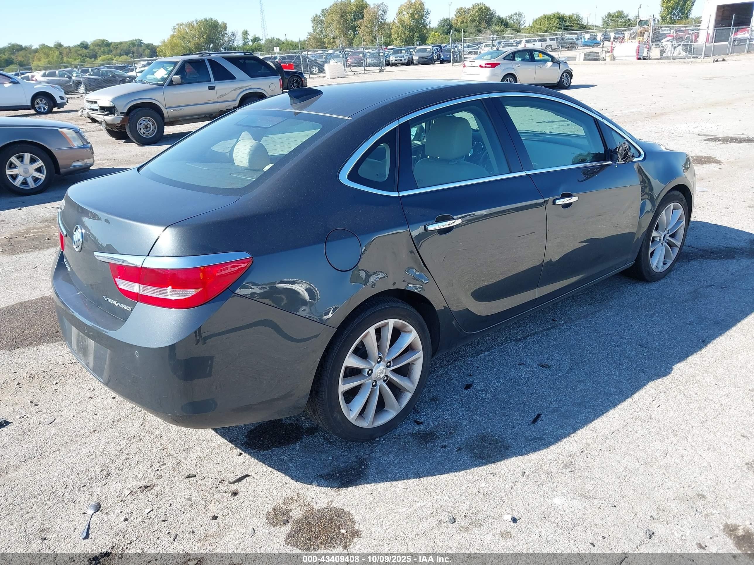 2015 Buick Verano Leather Group Gray vin: 1G4PS5SK0F4172109