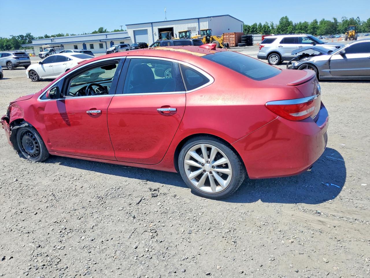 2015 Buick Verano Красный vin: 1G4PS5SK0F4207392