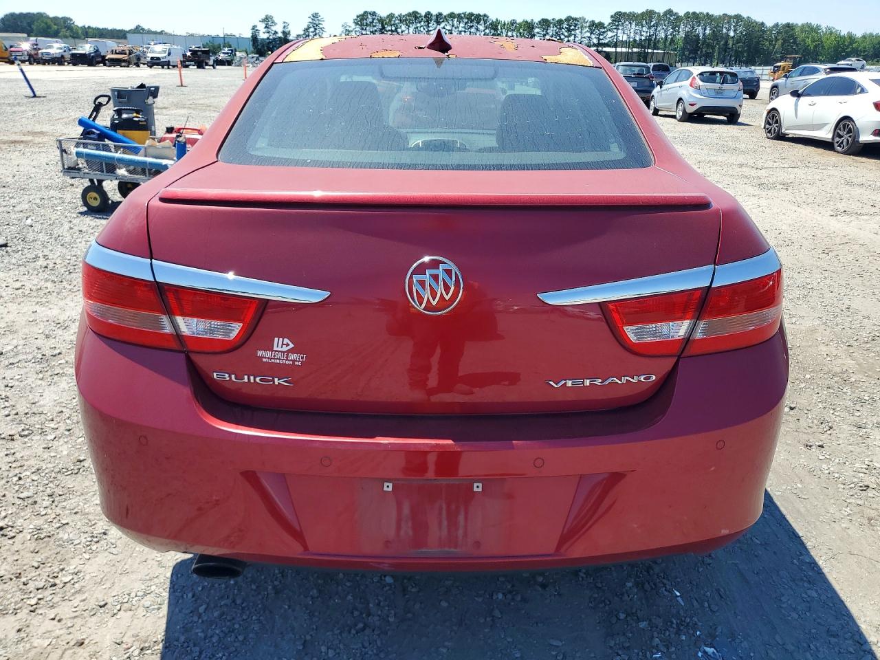 2015 Buick Verano Красный vin: 1G4PS5SK0F4207392