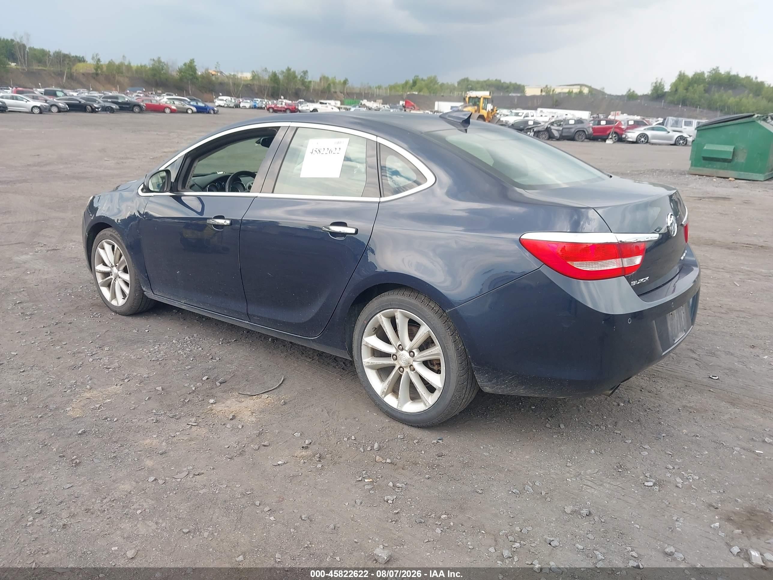 2015 Buick Verano Leather Group Синий vin: 1G4PS5SK0F4216464