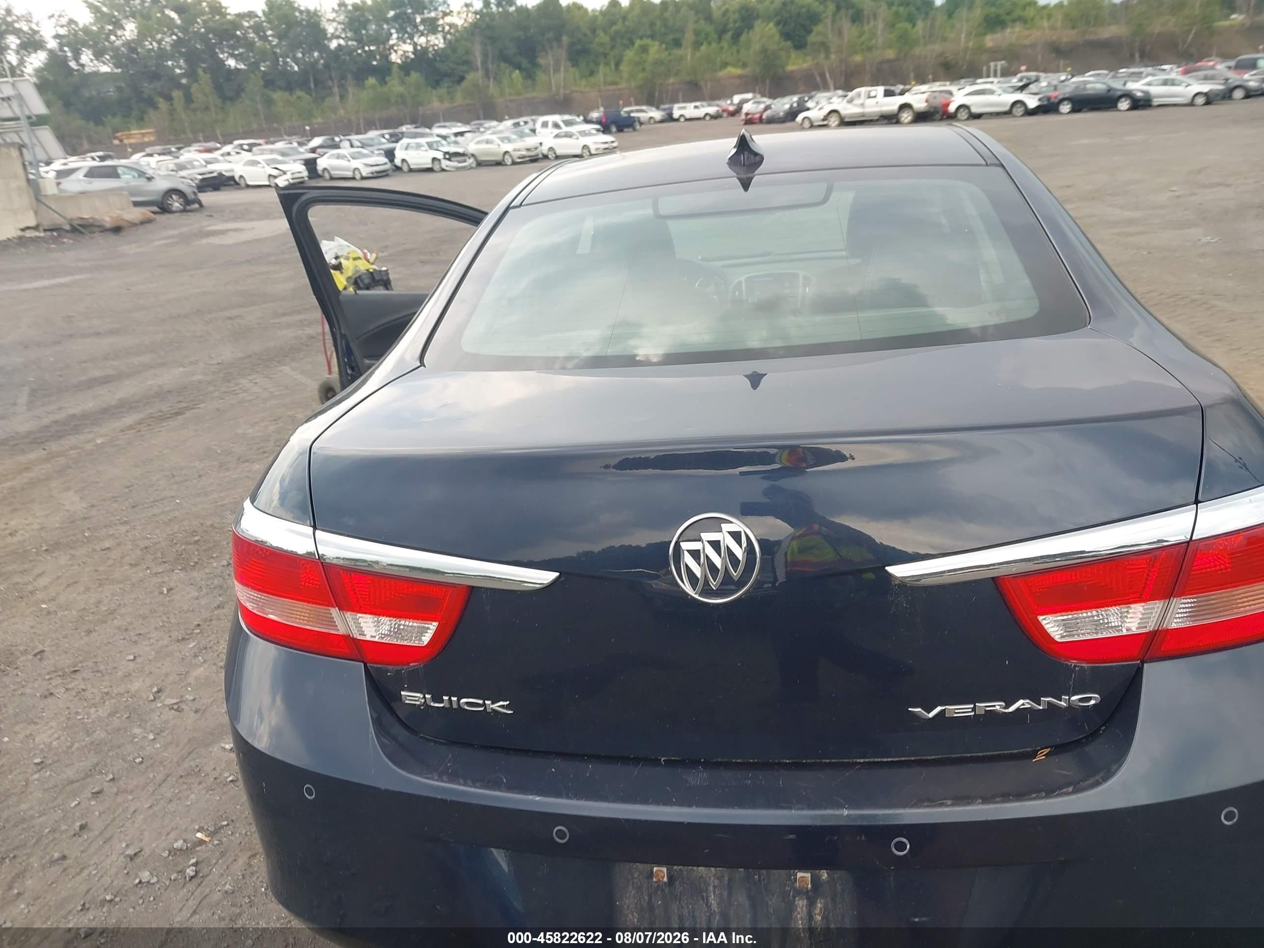 2015 Buick Verano Leather Group Синий vin: 1G4PS5SK0F4216464