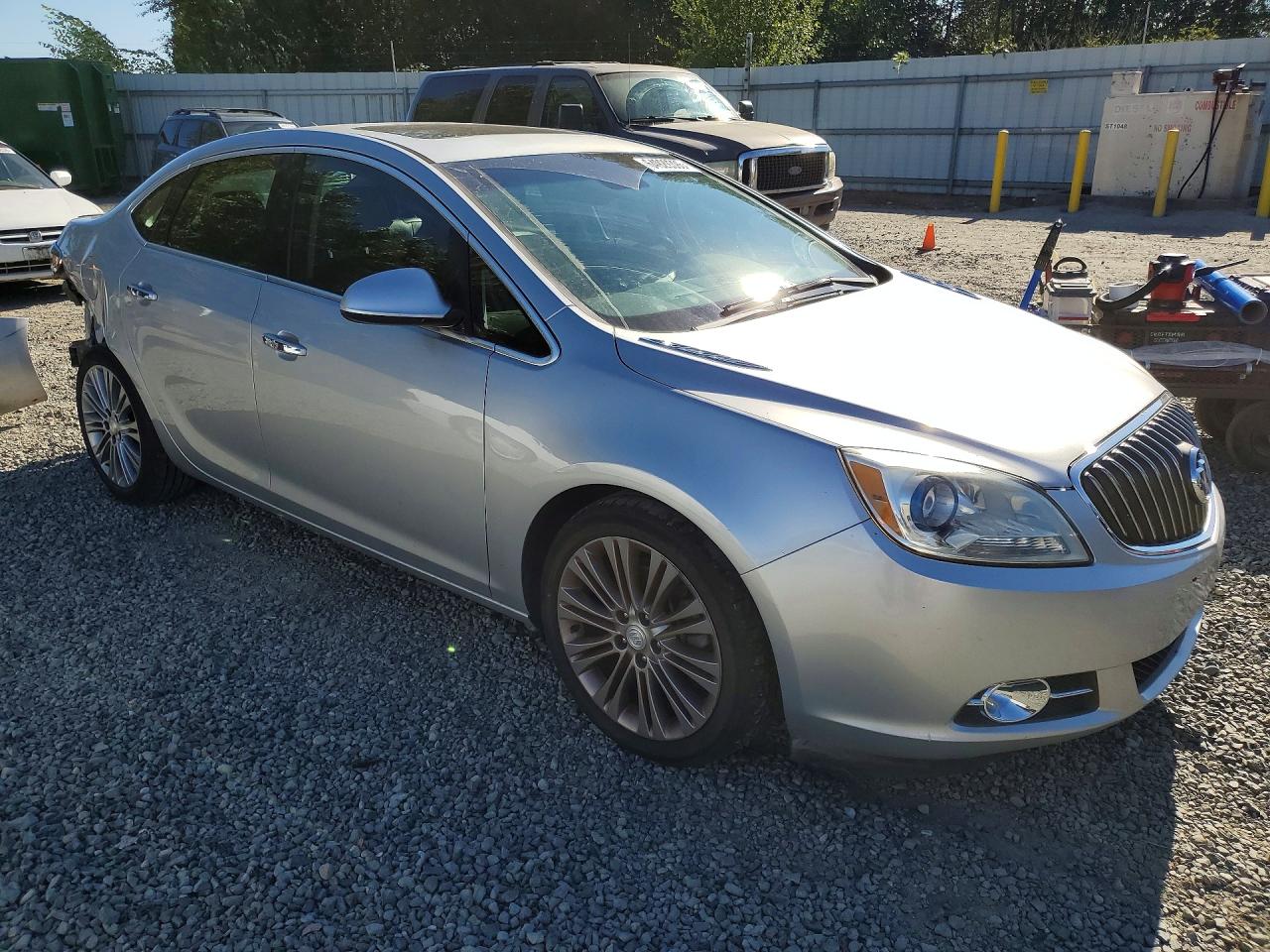 2012 Buick Verano Серебряный vin: 1G4PS5SK1C4147456