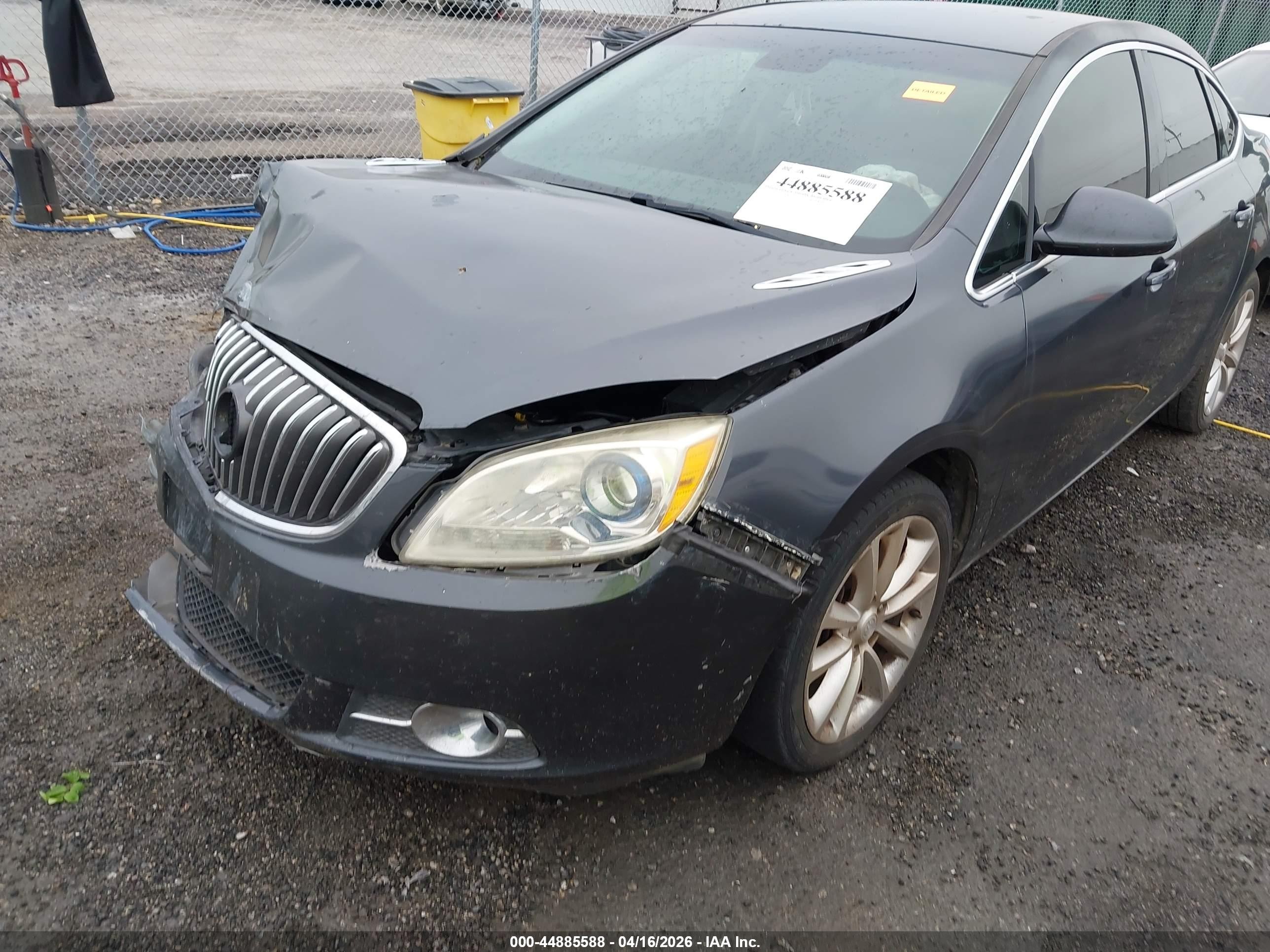 2013 Buick Verano Leather Group Gray vin: 1G4PS5SK1D4177817