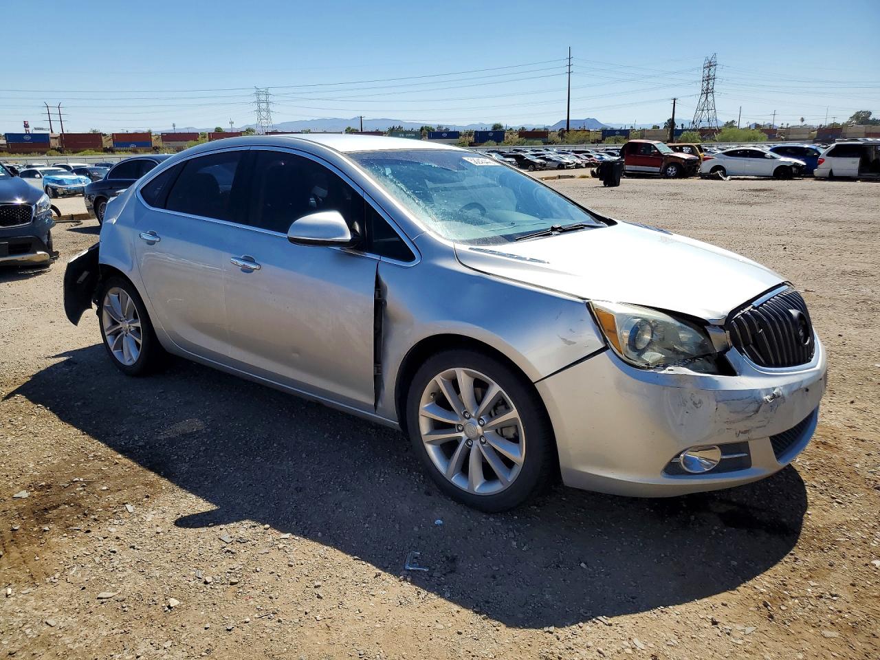 2013 Buick Verano Silver vin: 1G4PS5SK1D4241807