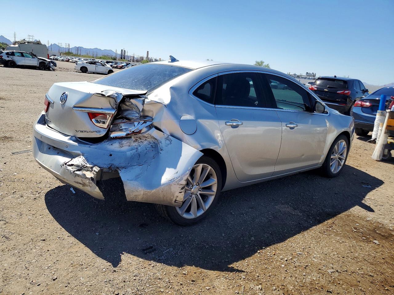 2013 Buick Verano Silver vin: 1G4PS5SK1D4241807