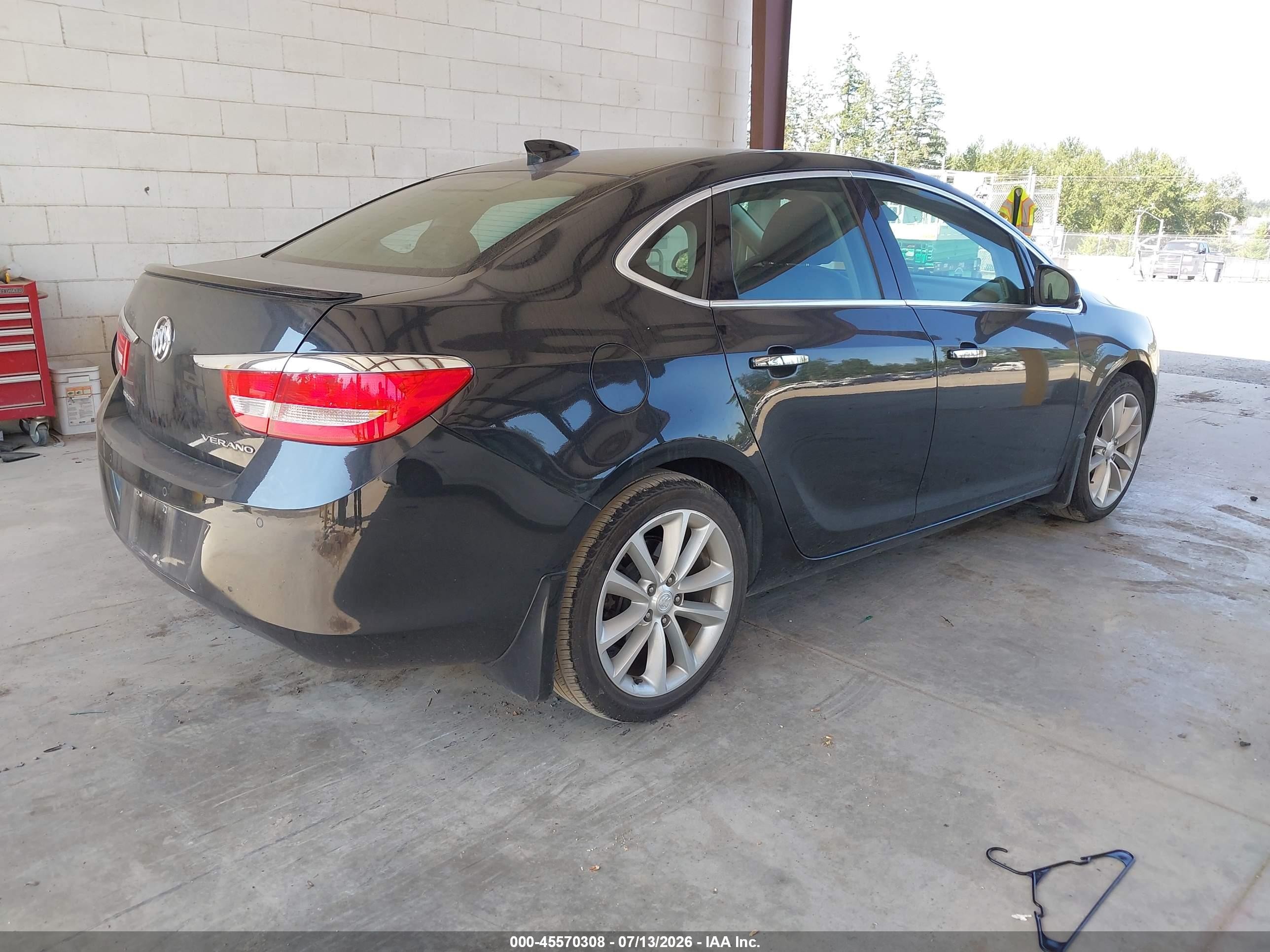 2015 Buick Verano Leather Group Black vin: 1G4PS5SK1F4191011