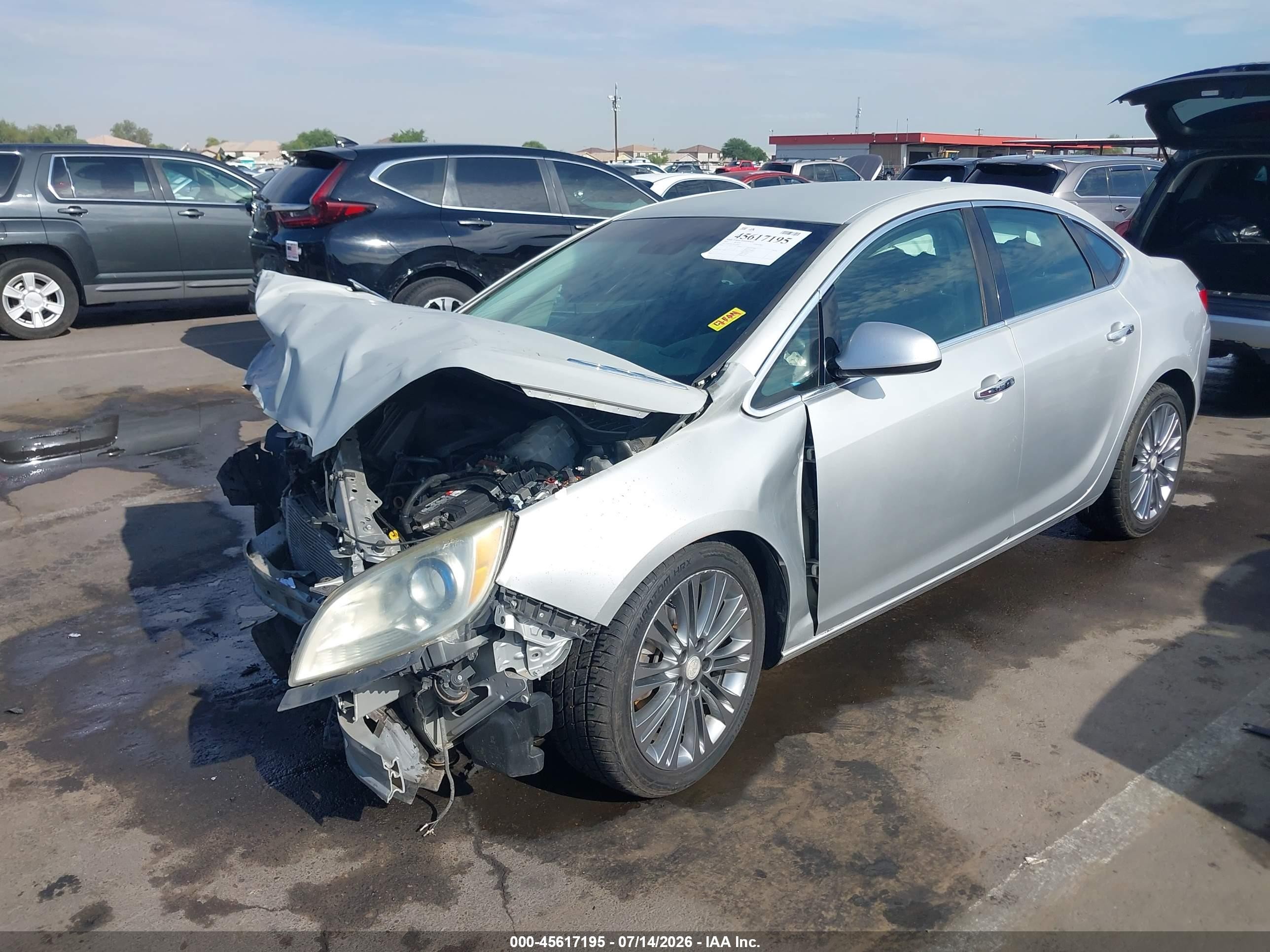 2013 Buick Verano Leather Group Серебряный vin: 1G4PS5SK2D4154806