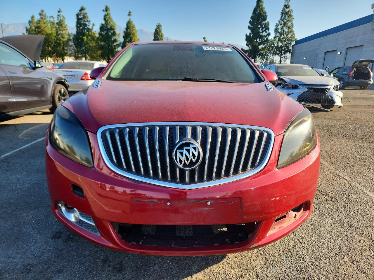 2013 Buick Verano Red vin: 1G4PS5SK2D4194500