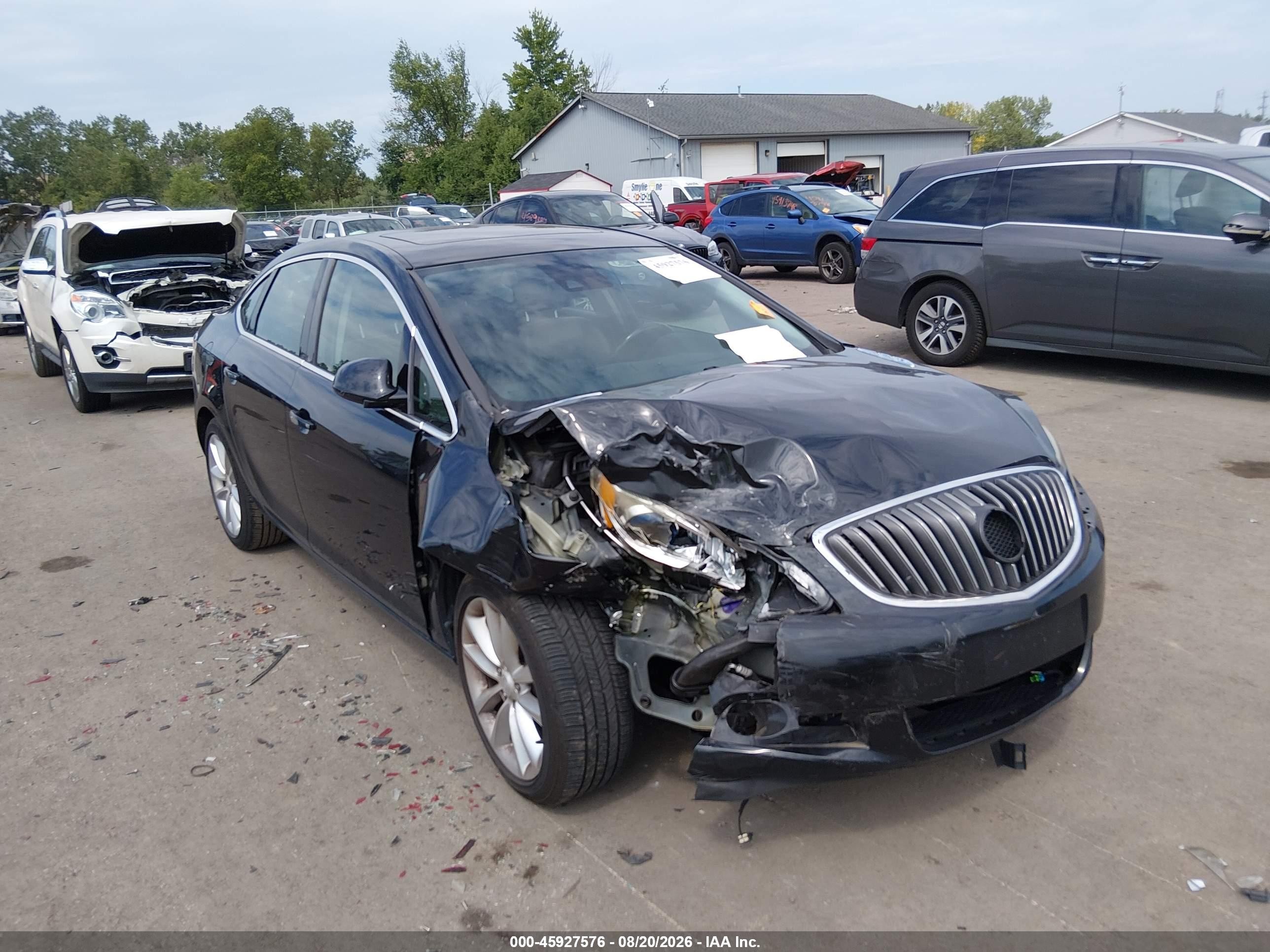 2014 Buick Verano Leather Group Gray vin: 1G4PS5SK2E4209661