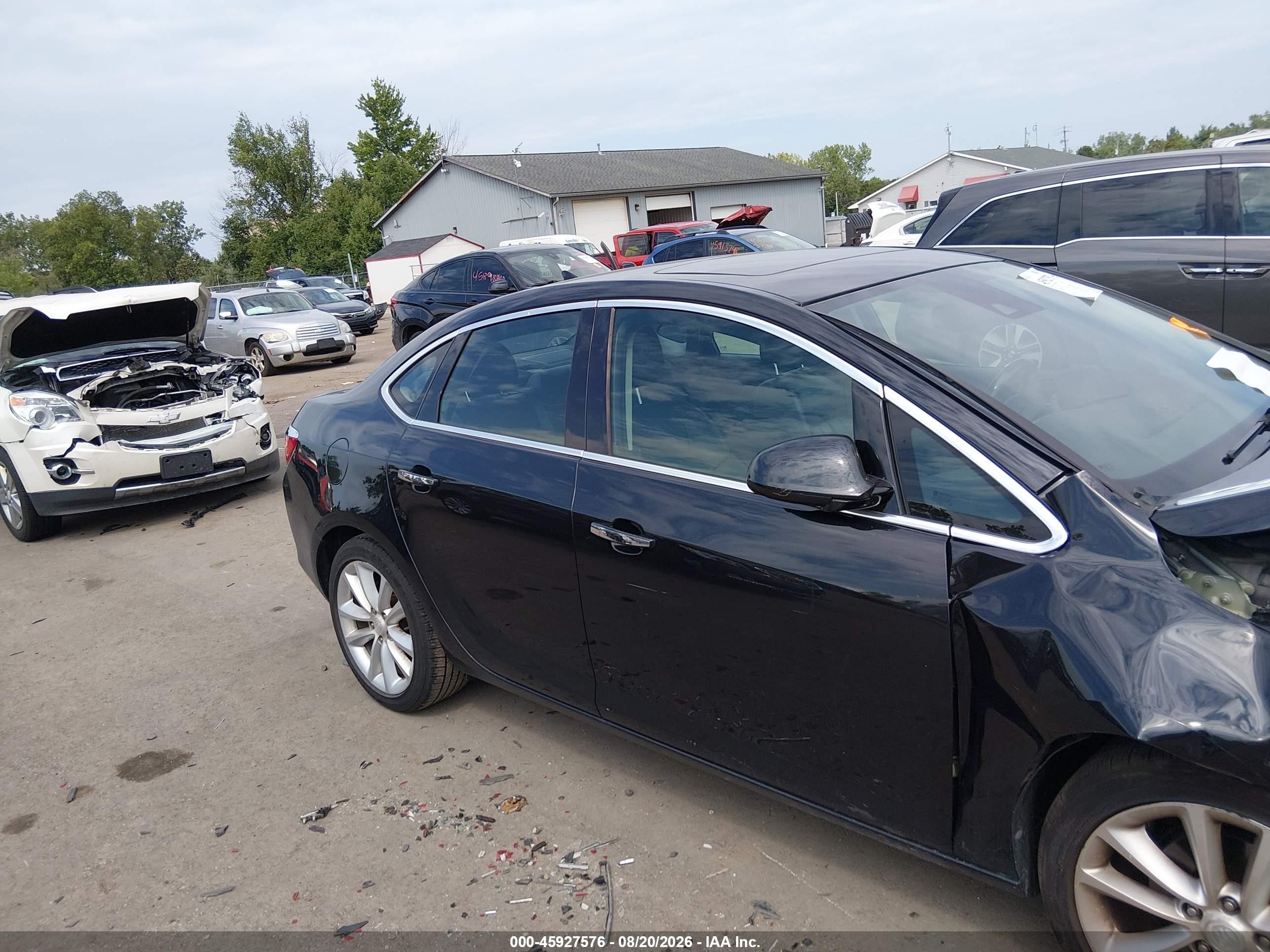 2014 Buick Verano Leather Group Gray vin: 1G4PS5SK2E4209661