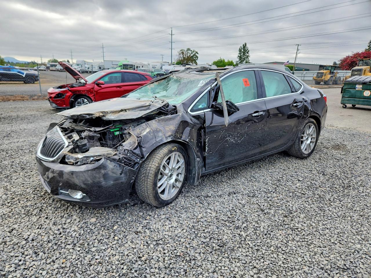 2015 Buick Verano Черный vin: 1G4PS5SK2F4110405