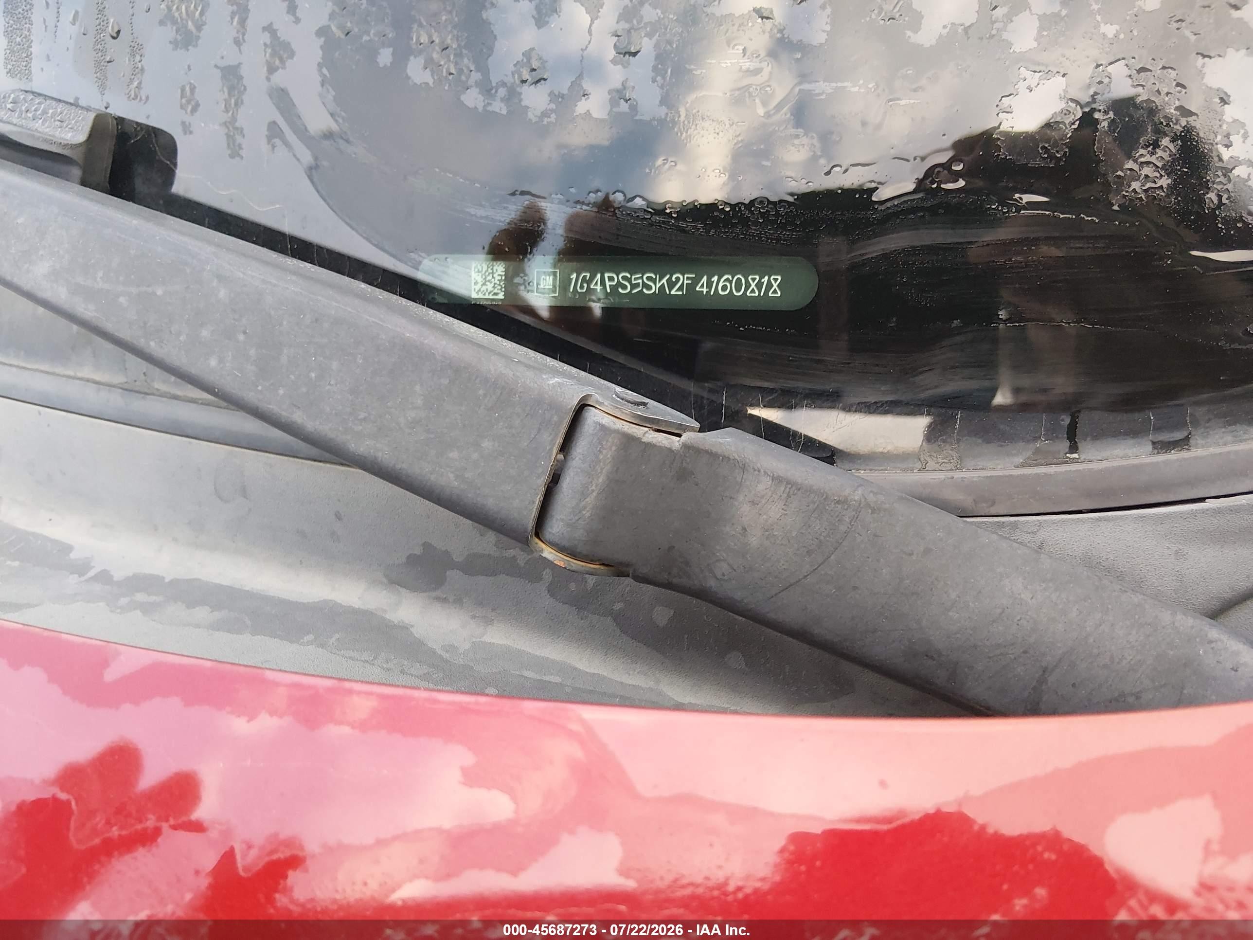 2015 Buick Verano Leather Group Red vin: 1G4PS5SK2F4160818
