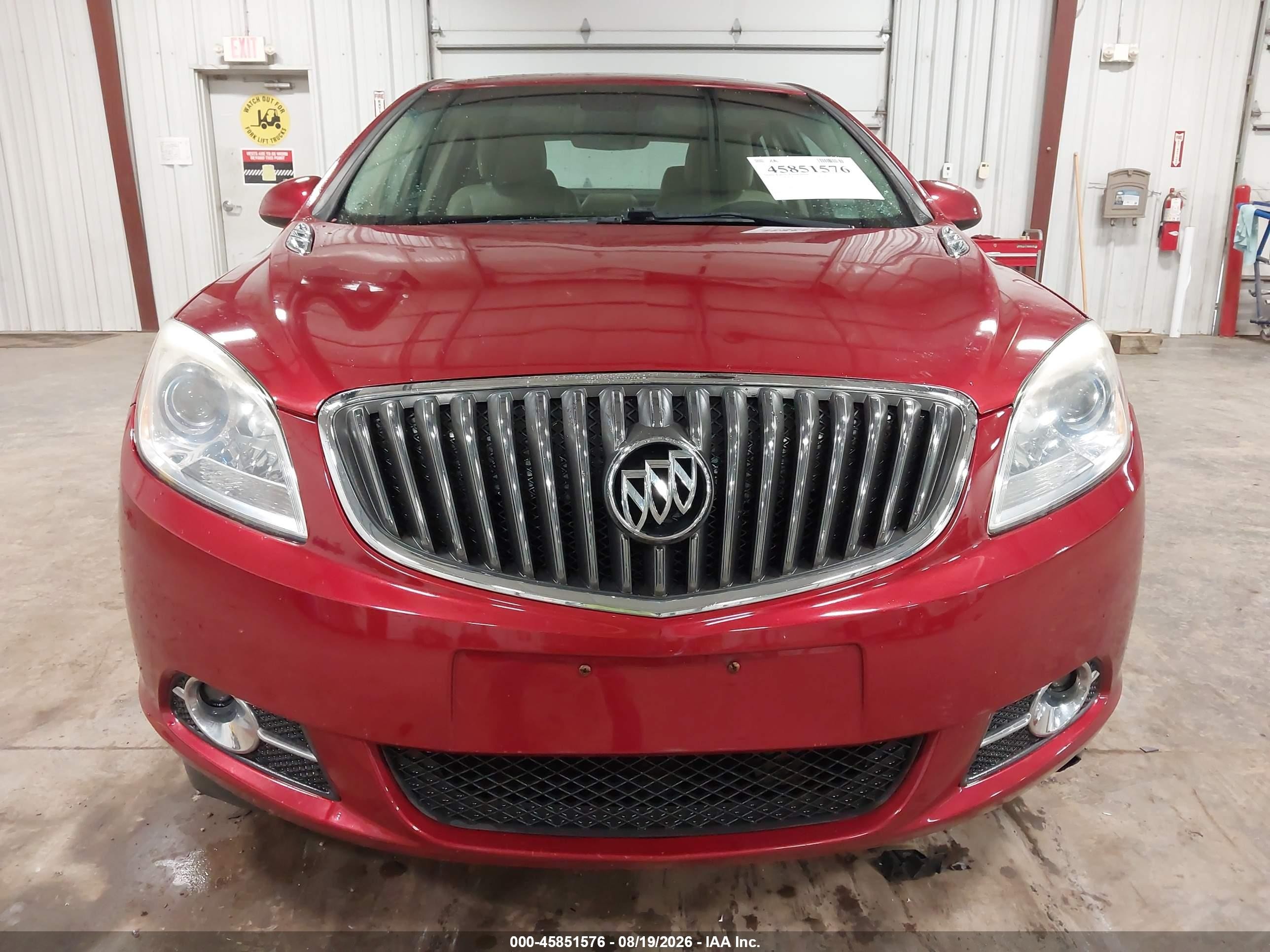 2012 Buick Verano Leather Group Красный vin: 1G4PS5SK3C4143232