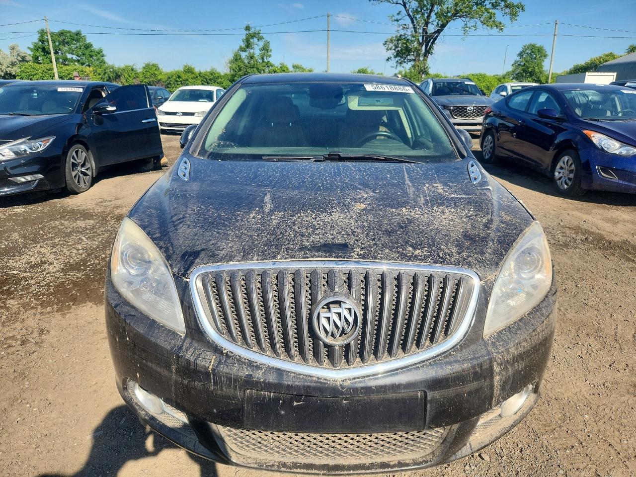 2013 Buick Verano Black vin: 1G4PS5SK3D4112743