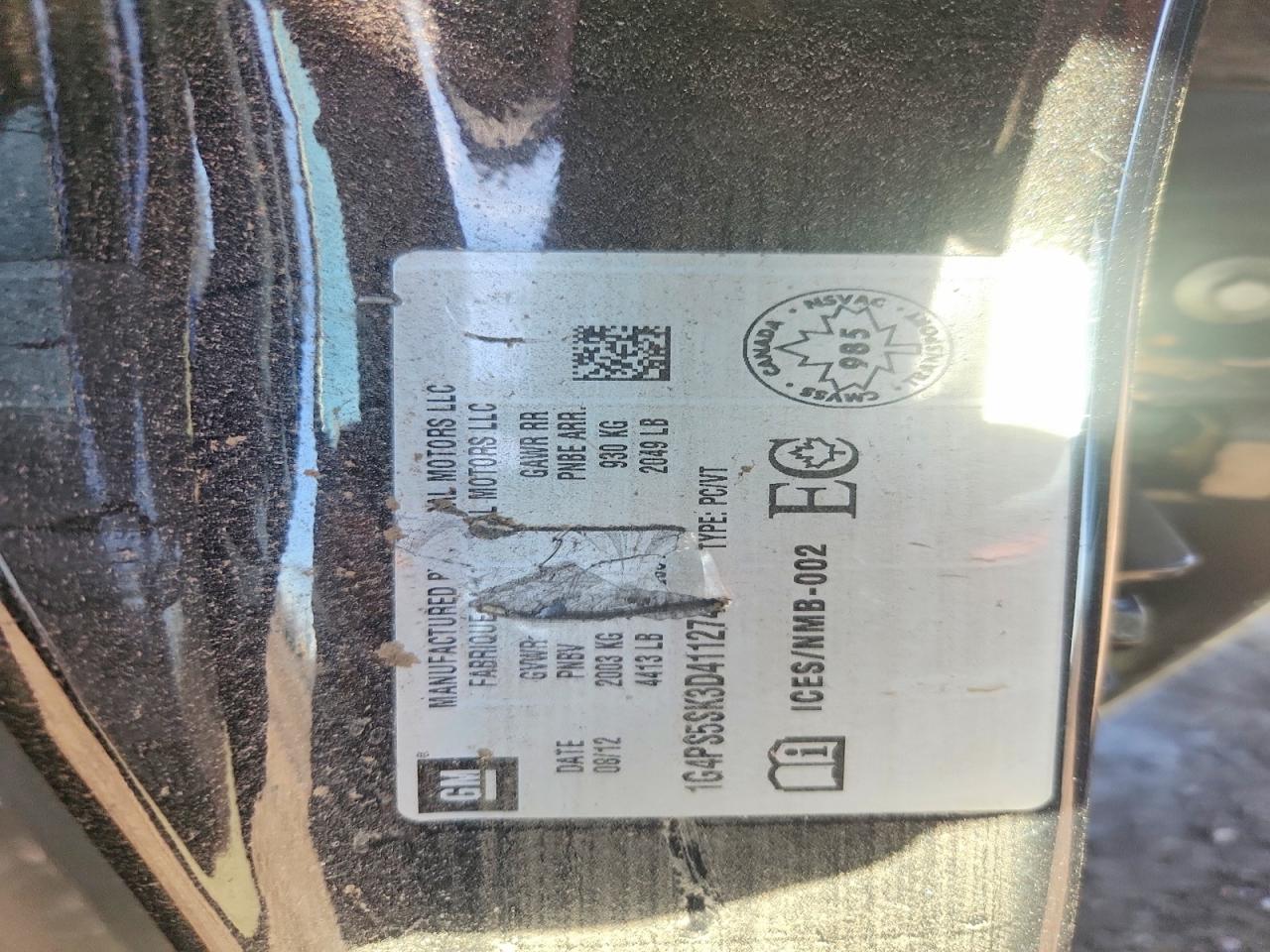 2013 Buick Verano Black vin: 1G4PS5SK3D4112743