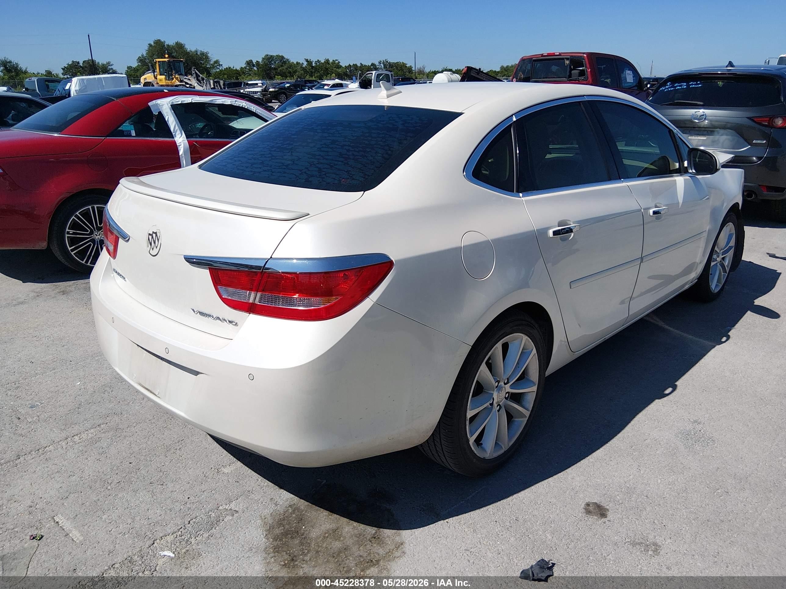 2013 Buick Verano Leather Group White vin: 1G4PS5SK3D4171047