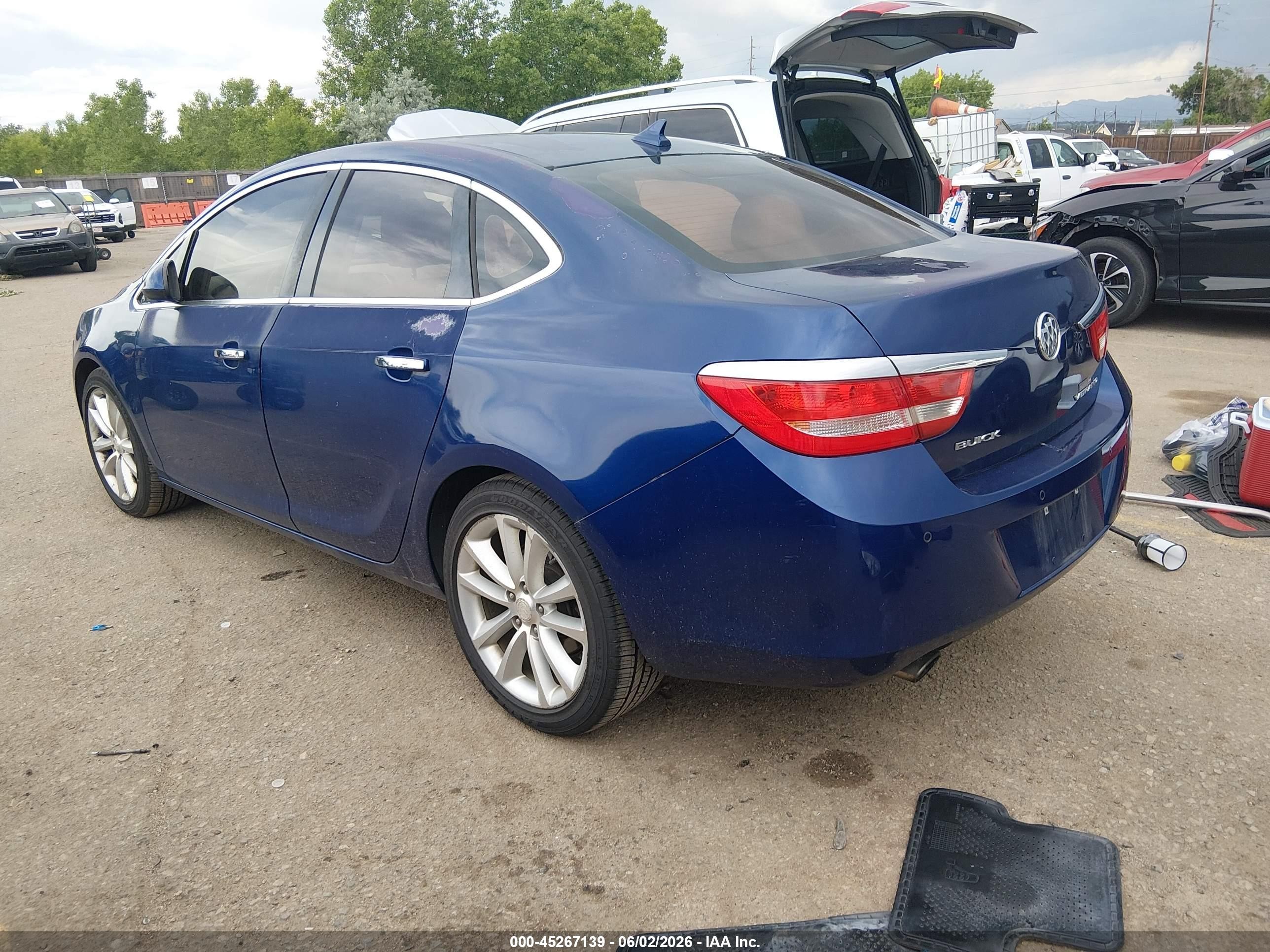 2013 Buick Verano Leather Group Blue vin: 1G4PS5SK3D4182369