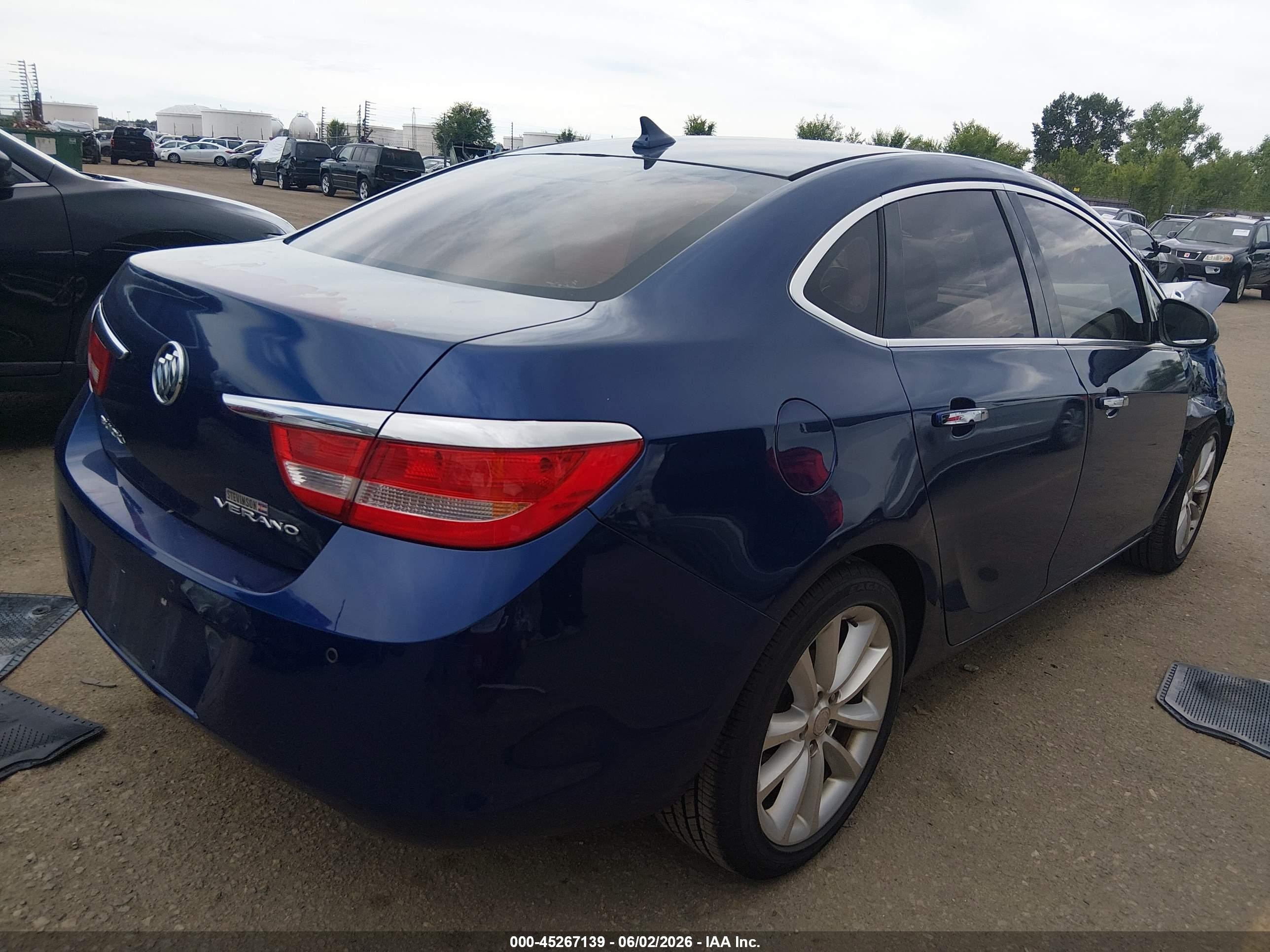 2013 Buick Verano Leather Group Blue vin: 1G4PS5SK3D4182369