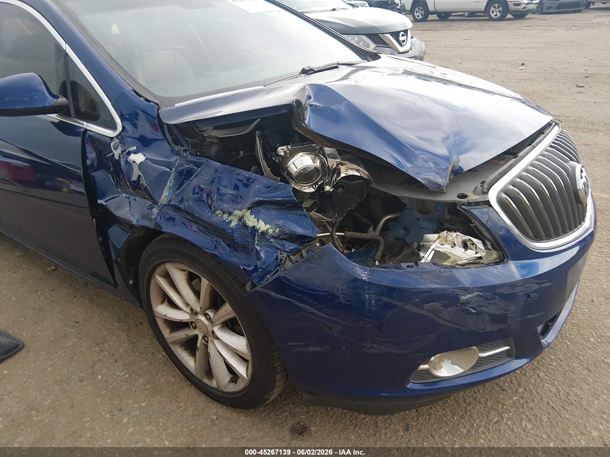 2013 Buick Verano Leather Group Blue vin: 1G4PS5SK3D4182369