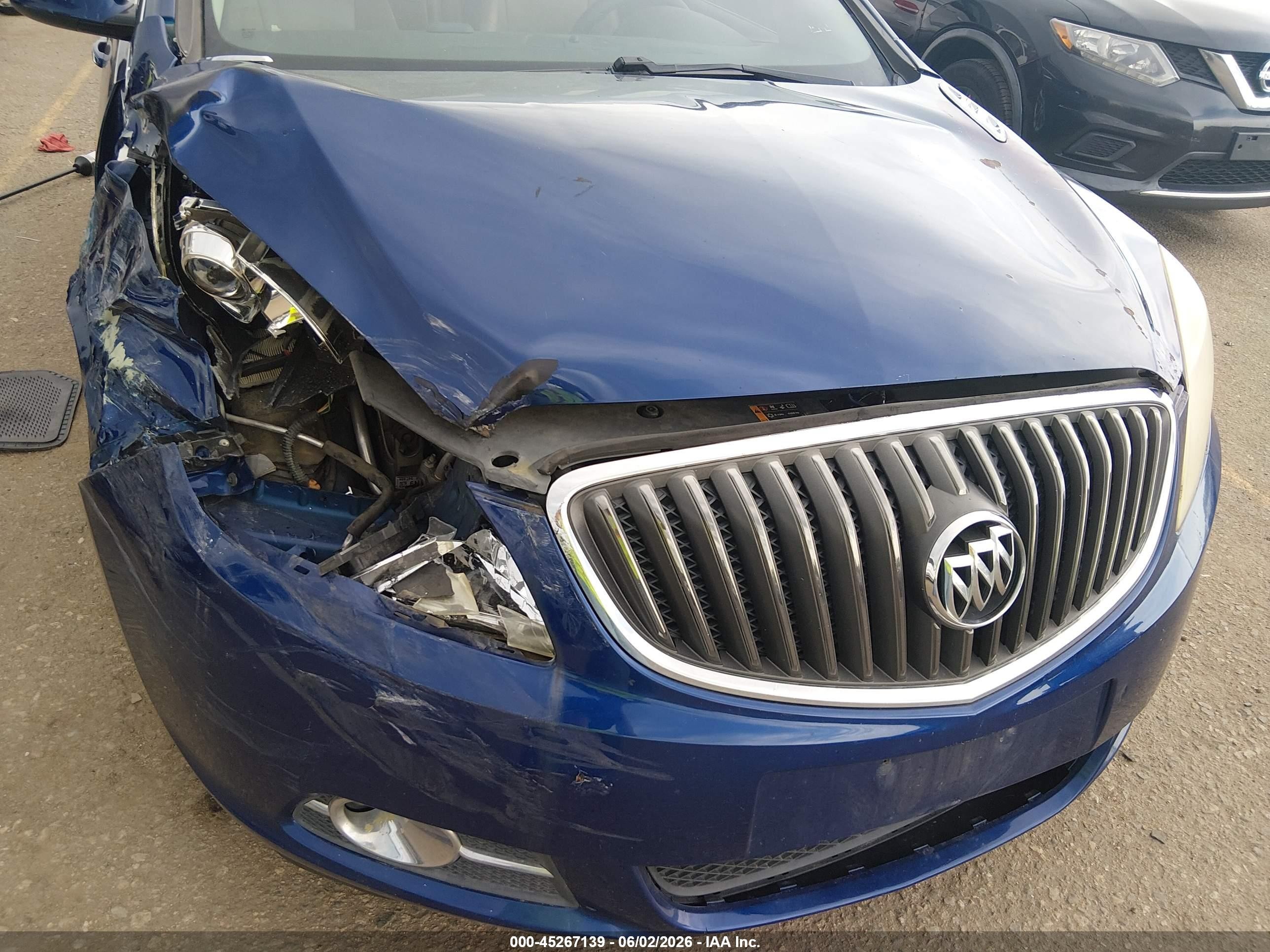2013 Buick Verano Leather Group Blue vin: 1G4PS5SK3D4182369