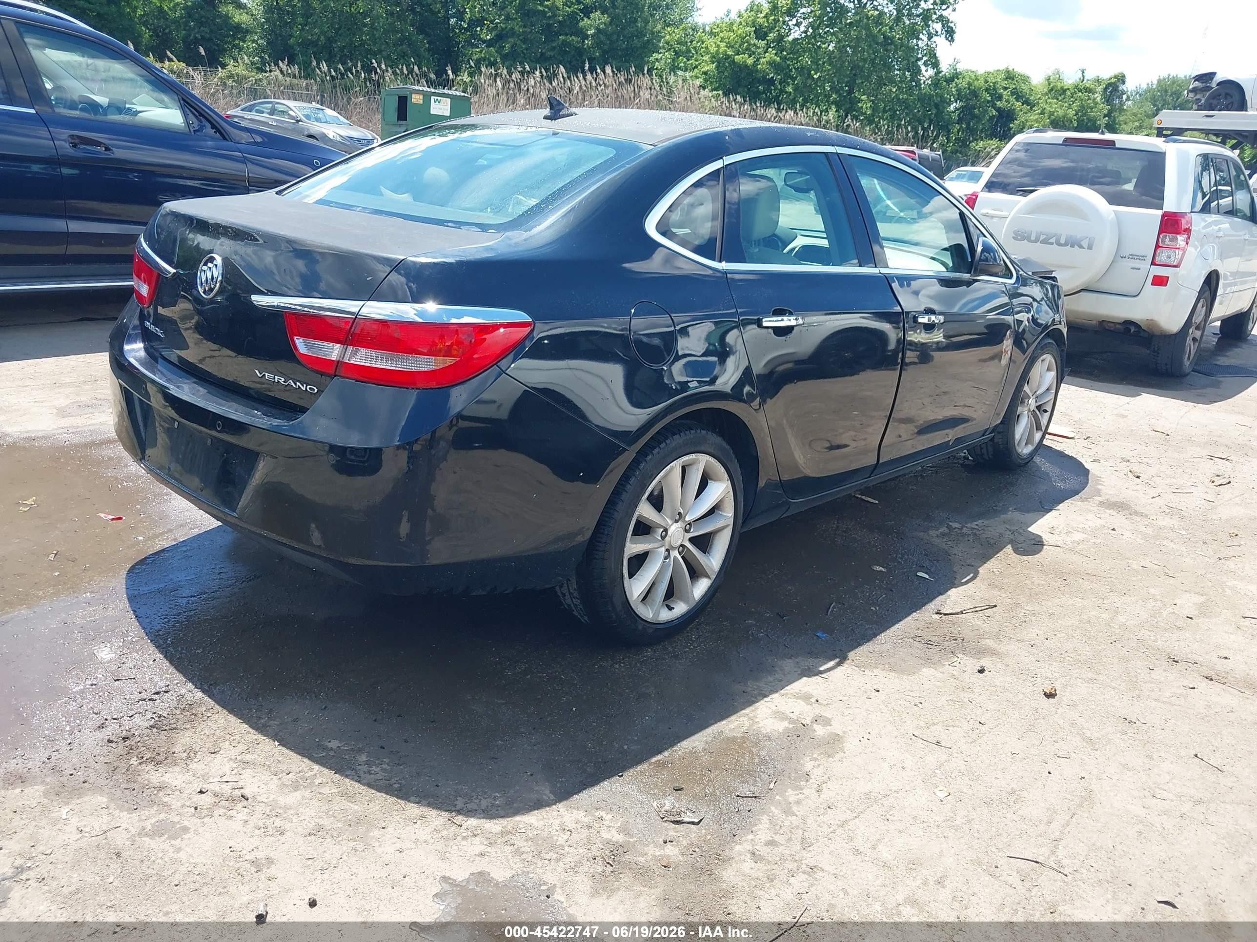 2012 Buick Verano Leather Group Черный vin: 1G4PS5SK4C4138914