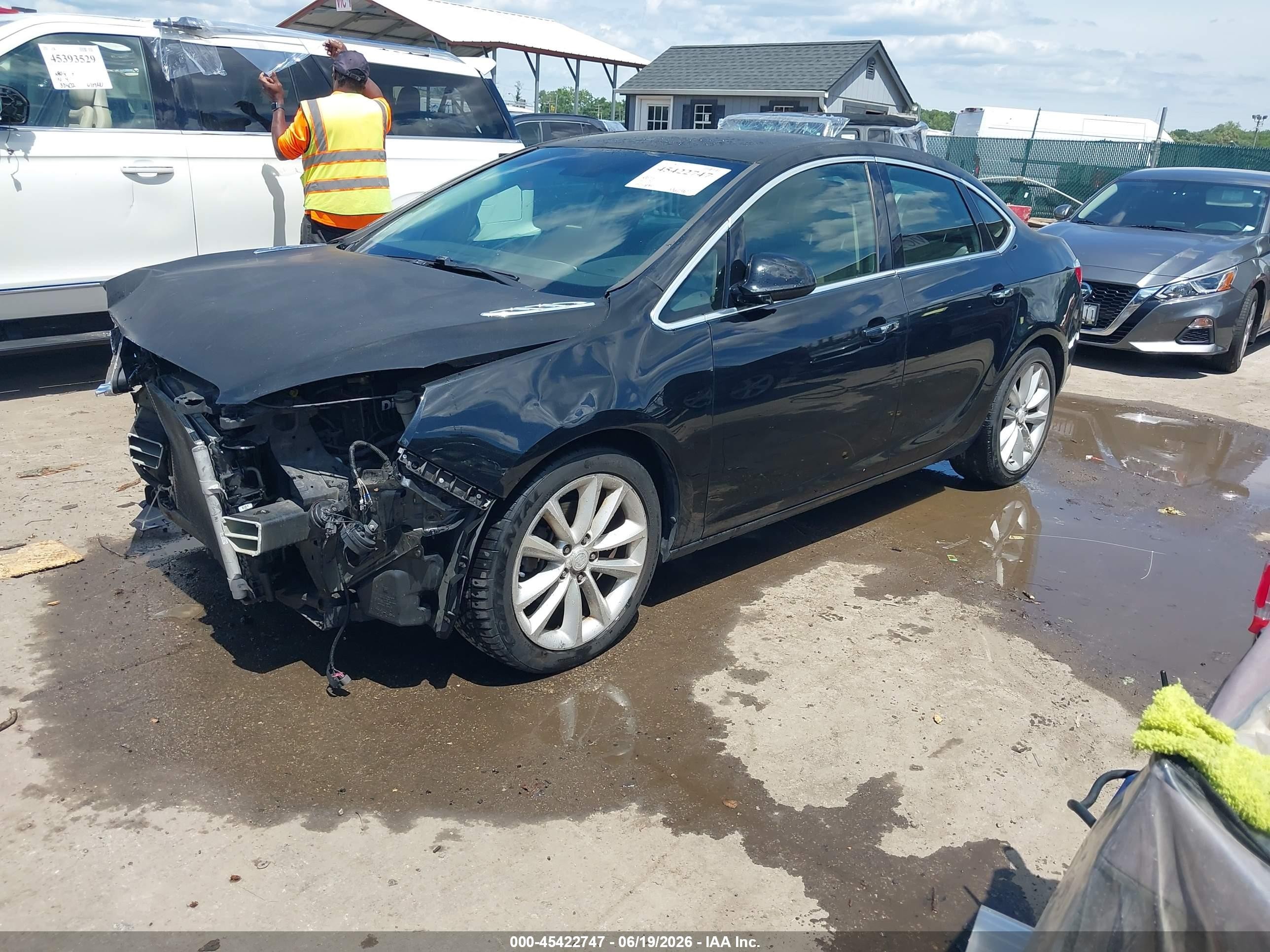 2012 Buick Verano Leather Group Черный vin: 1G4PS5SK4C4138914