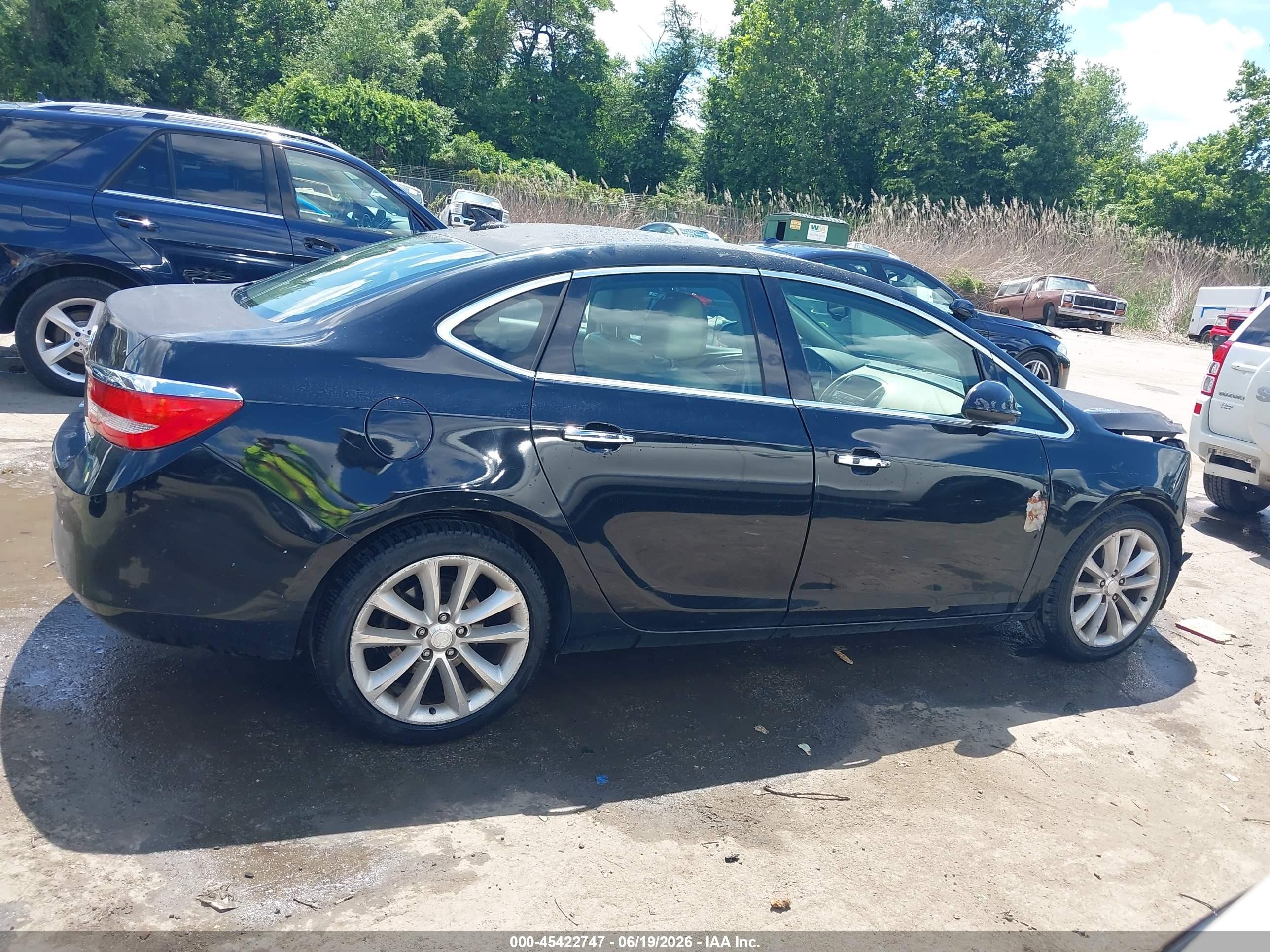 2012 Buick Verano Leather Group Черный vin: 1G4PS5SK4C4138914