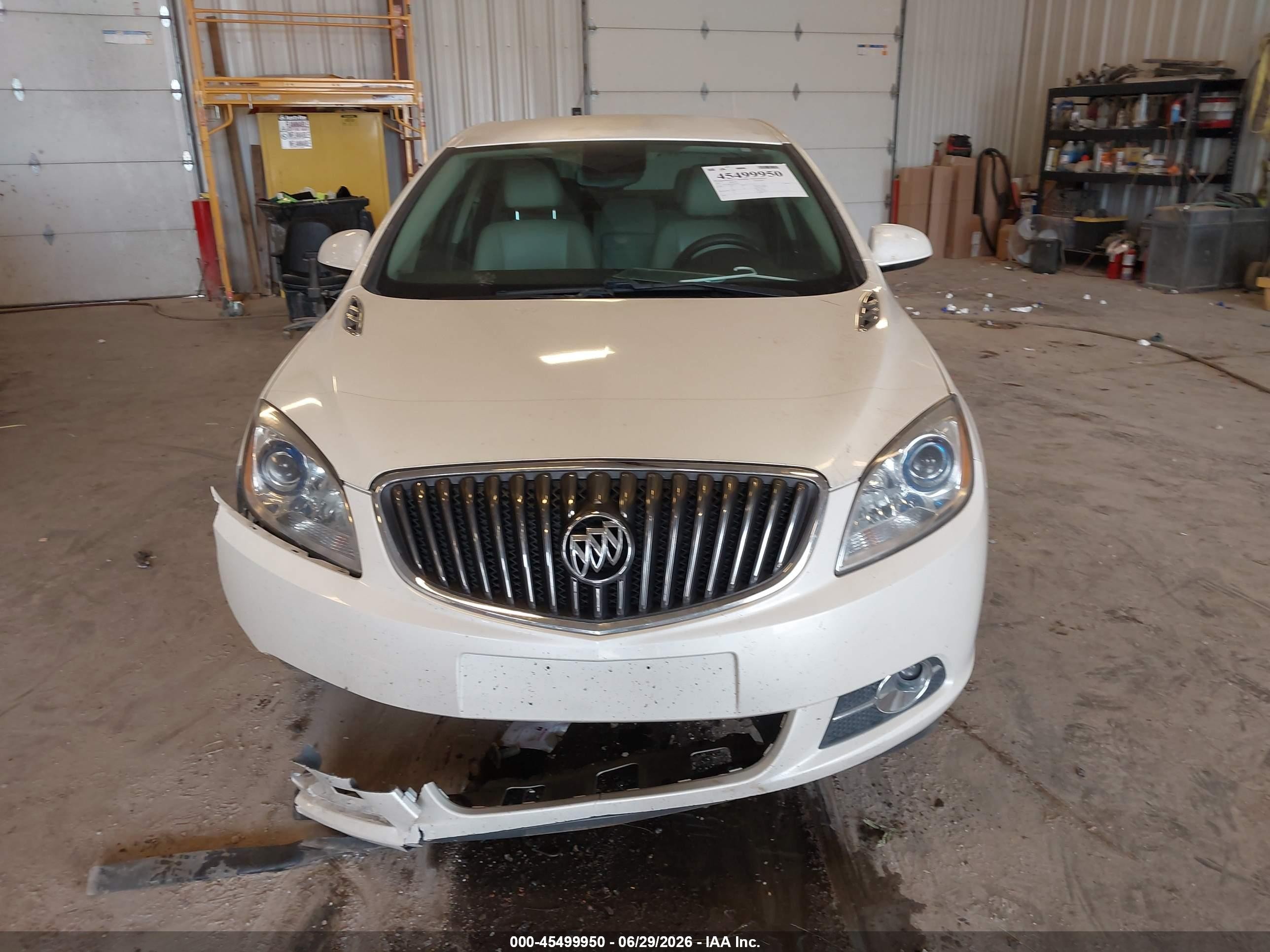 2013 Buick Verano Leather Group White vin: 1G4PS5SK4D4132953