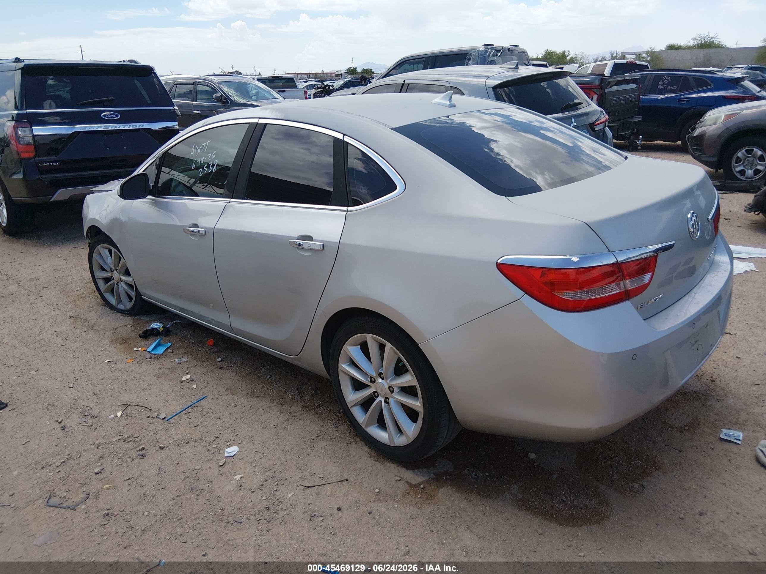 2013 Buick Verano Leather Group Silver vin: 1G4PS5SK4D4236116