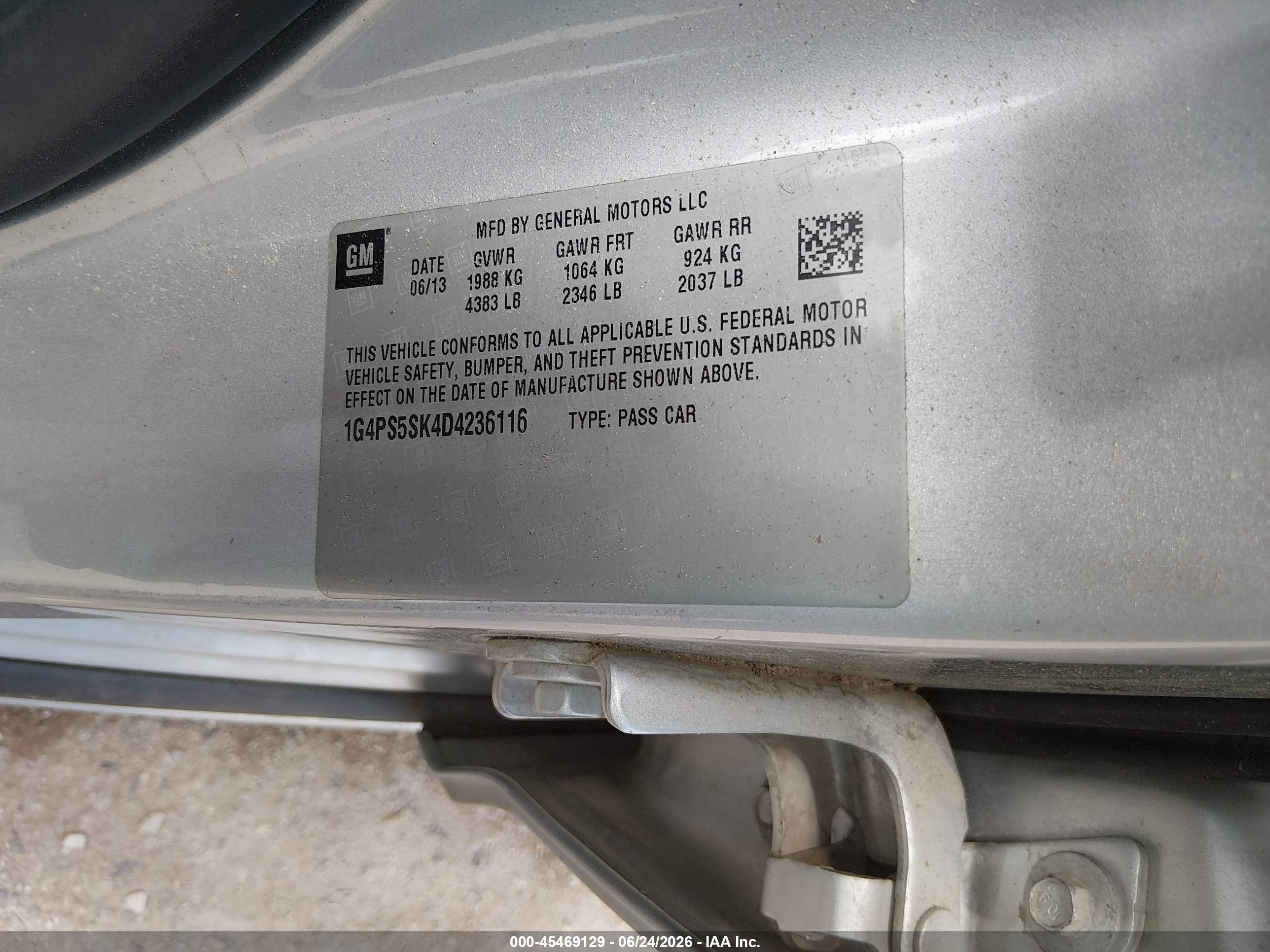 2013 Buick Verano Leather Group Silver vin: 1G4PS5SK4D4236116