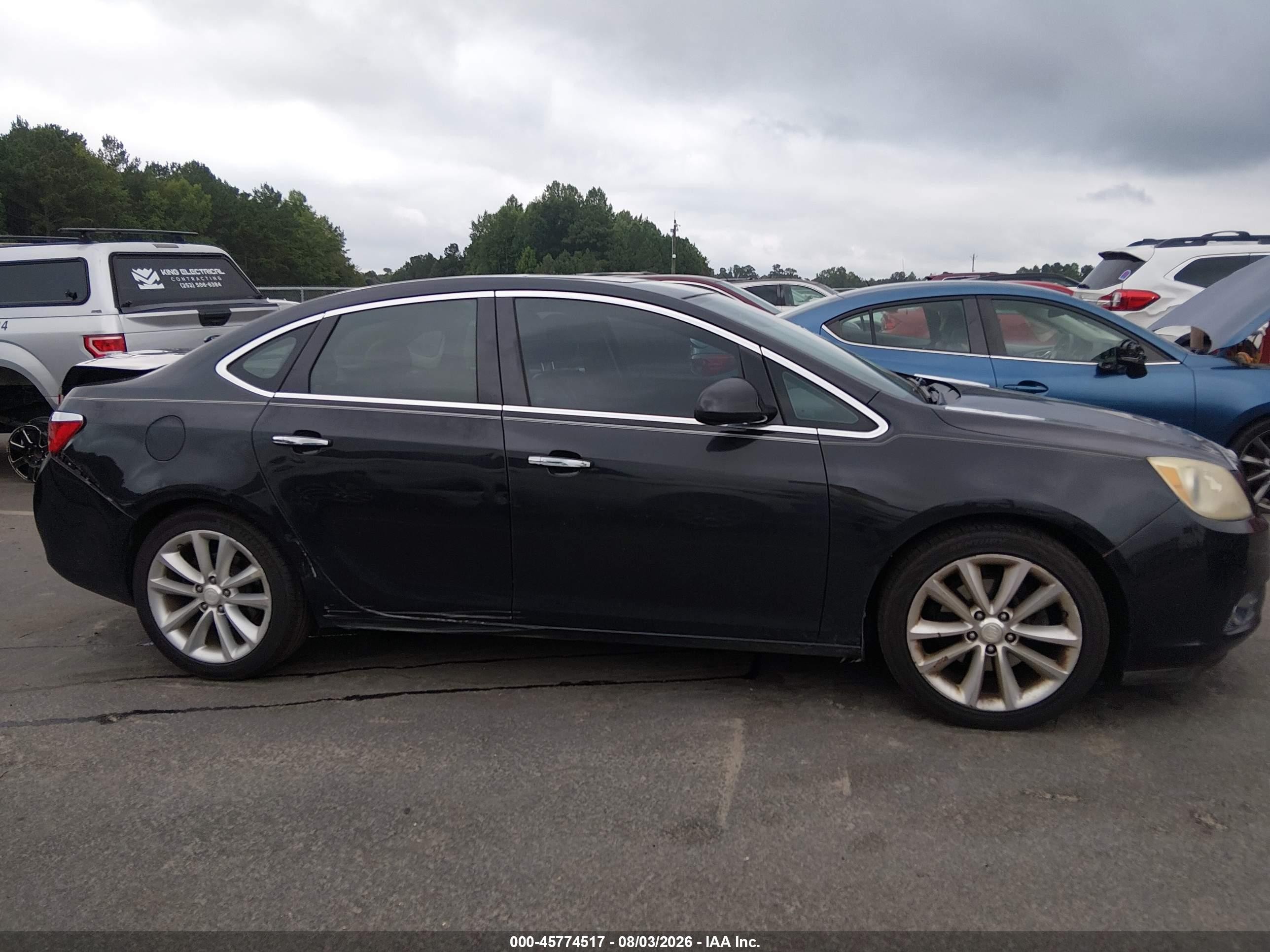 2014 Buick Verano Leather Group Черный vin: 1G4PS5SK4E4206955