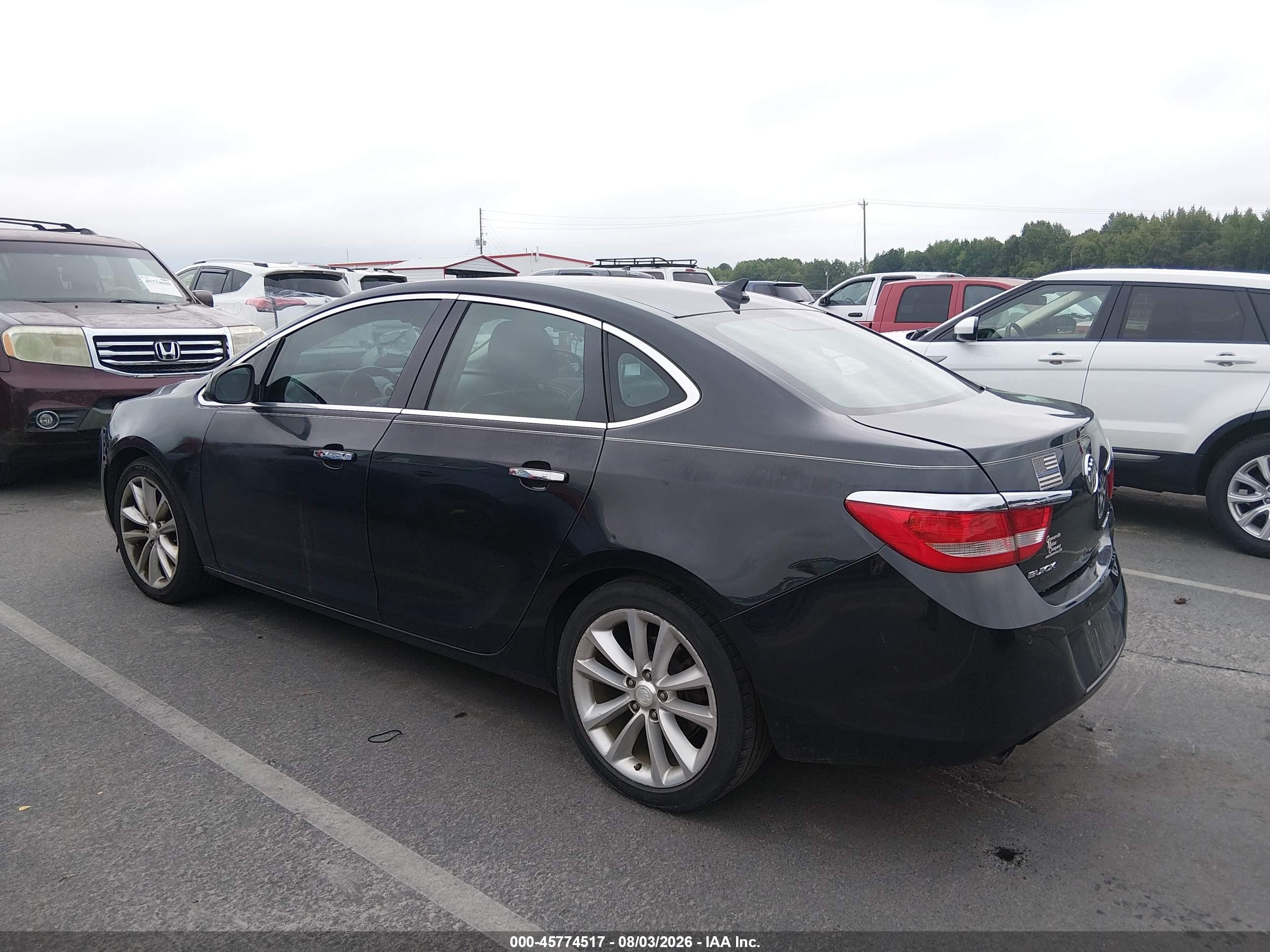 2014 Buick Verano Leather Group Черный vin: 1G4PS5SK4E4206955