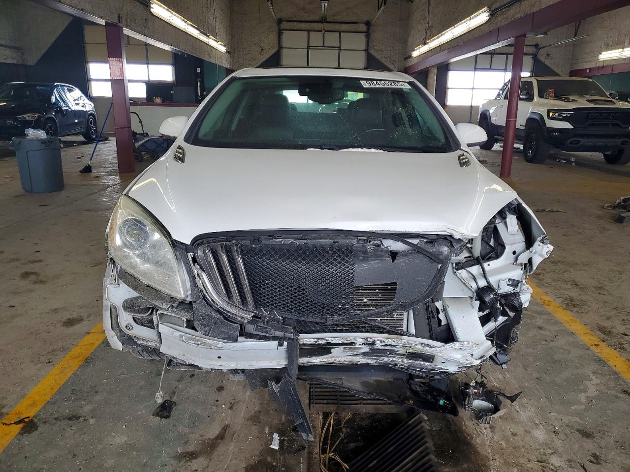 2015 Buick Verano White vin: 1G4PS5SK4F4144524