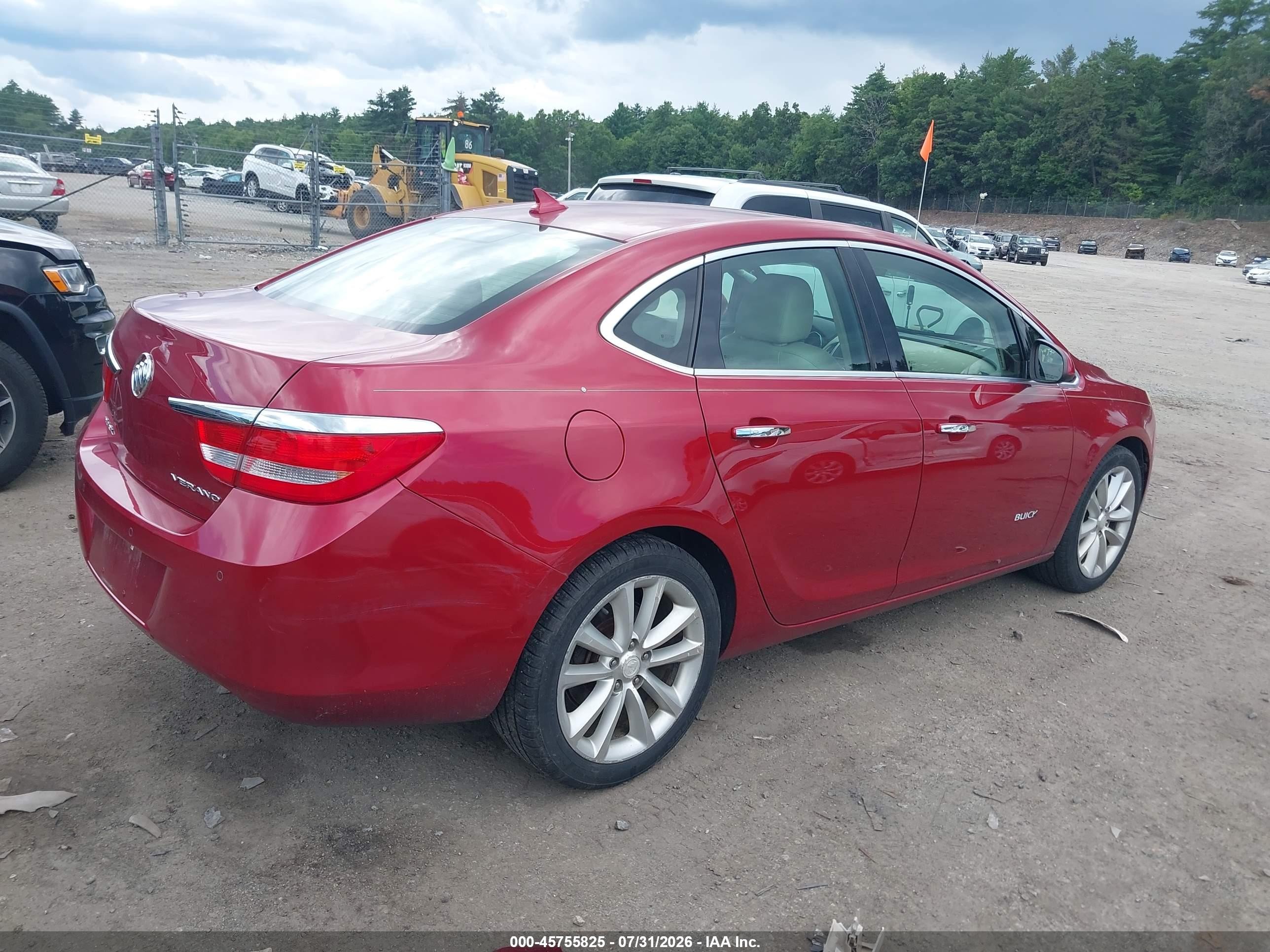 2013 Buick Verano Leather Group Red vin: 1G4PS5SK5D4183412