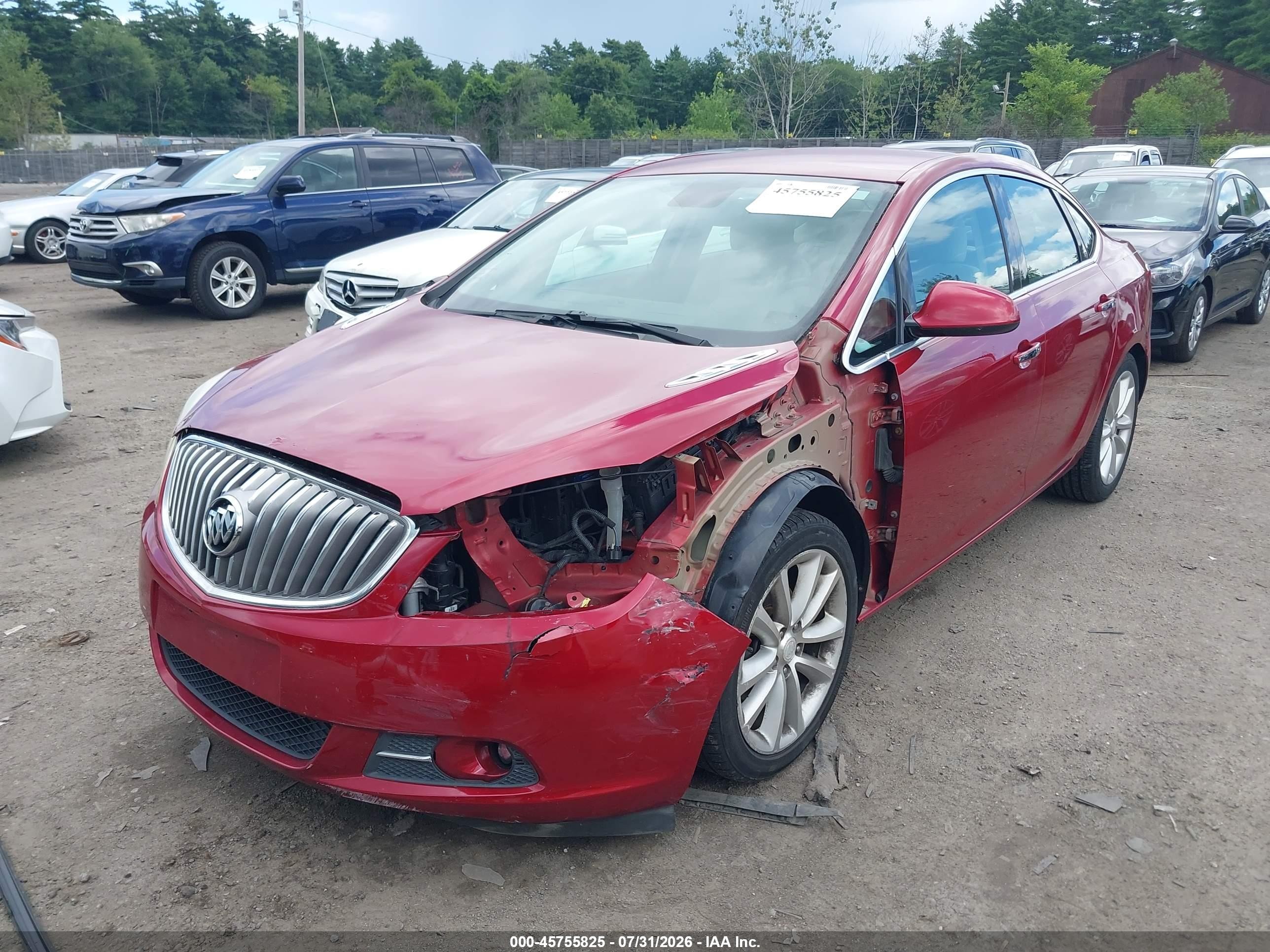 2013 Buick Verano Leather Group Red vin: 1G4PS5SK5D4183412