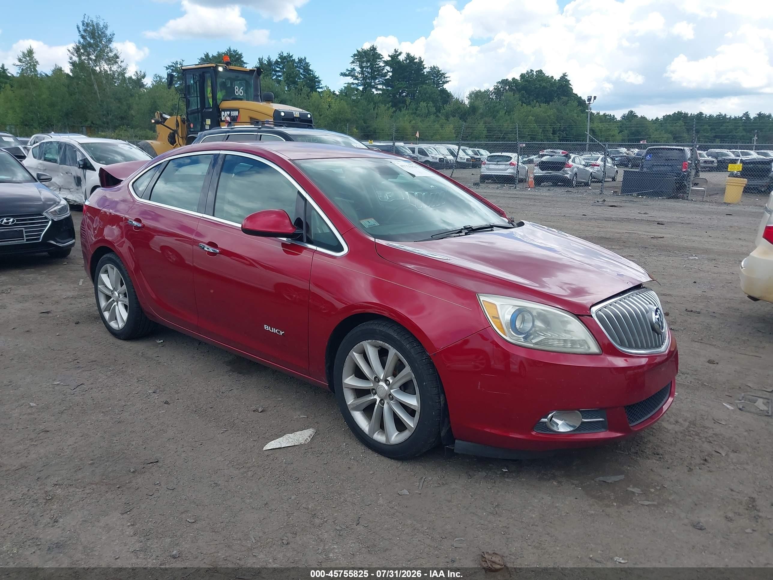 2013 Buick Verano Leather Group Red vin: 1G4PS5SK5D4183412