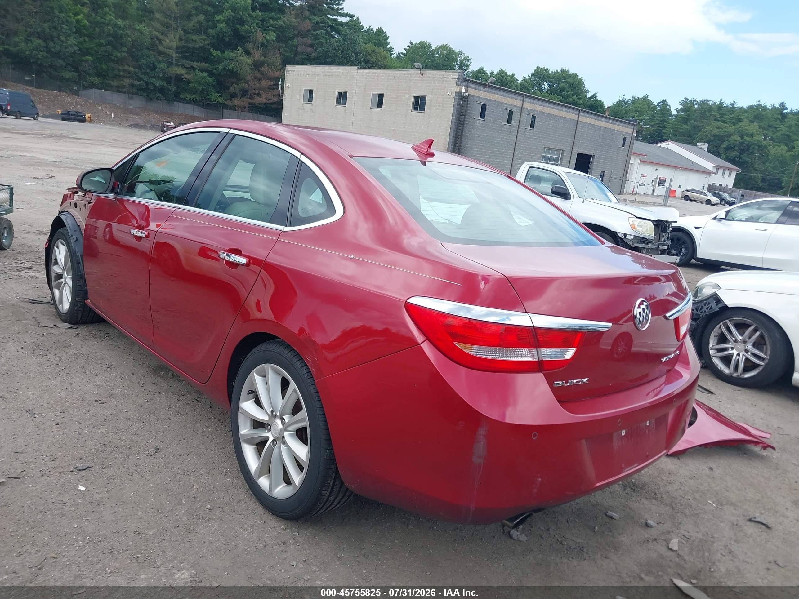 2013 Buick Verano Leather Group Red vin: 1G4PS5SK5D4183412