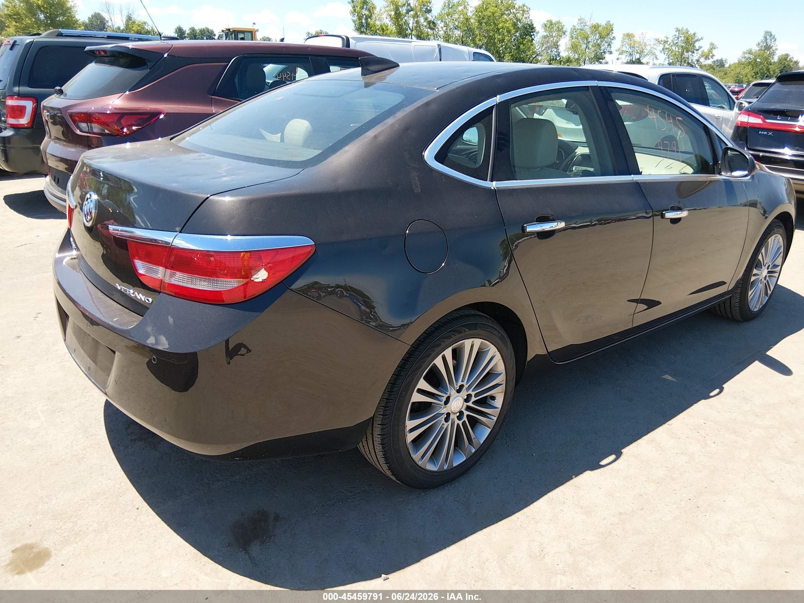 2015 Buick Verano Leather Group Black vin: 1G4PS5SK5F4129370