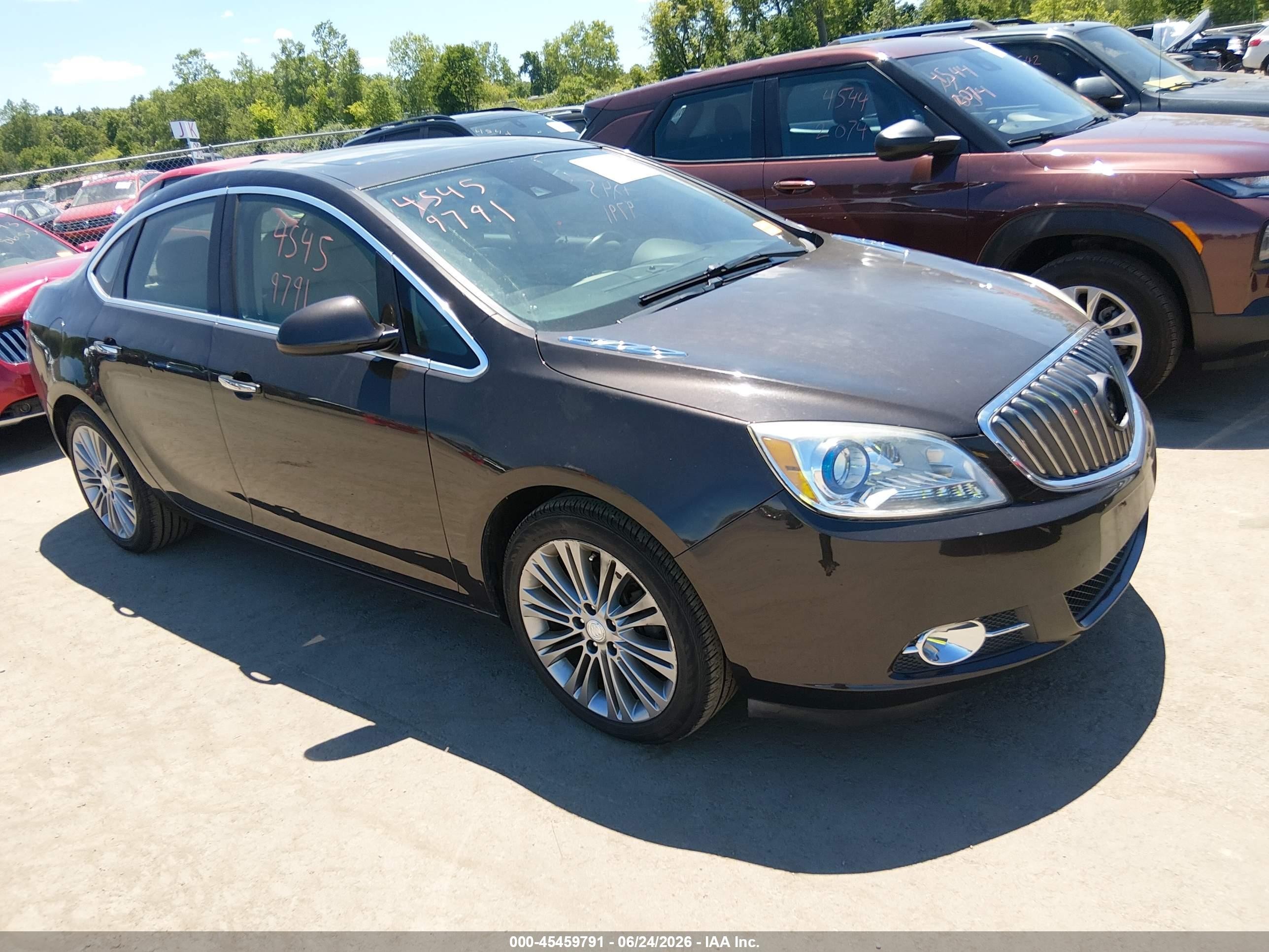 2015 Buick Verano Leather Group Black vin: 1G4PS5SK5F4129370