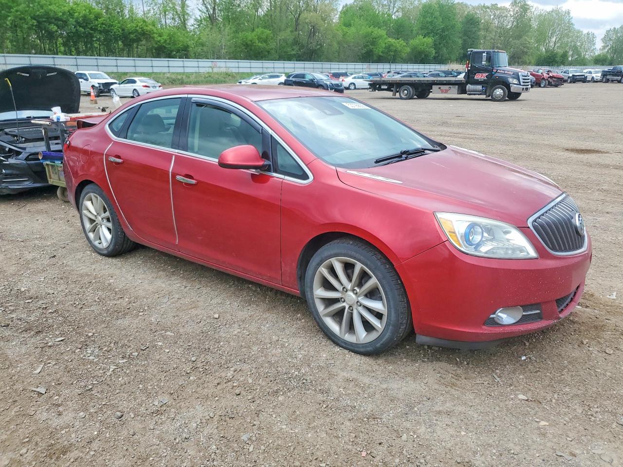 2015 Buick Verano Maroon vin: 1G4PS5SK5F4130163